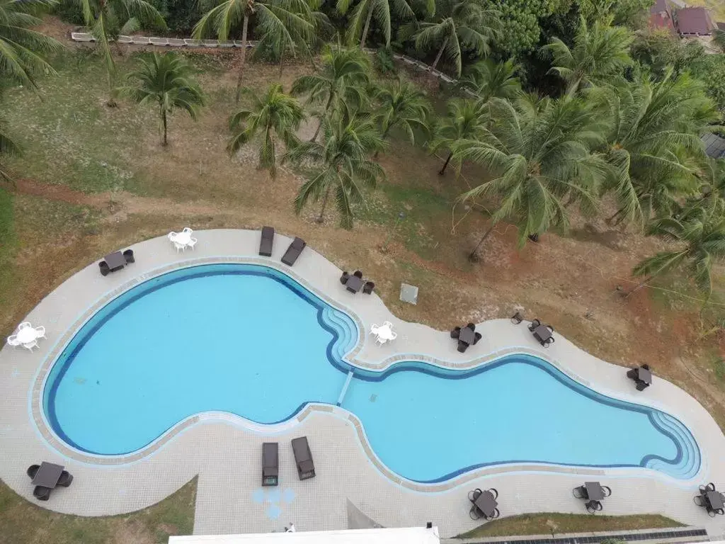 Bird's eye view, Pool View in De Greenish Village Langkawi