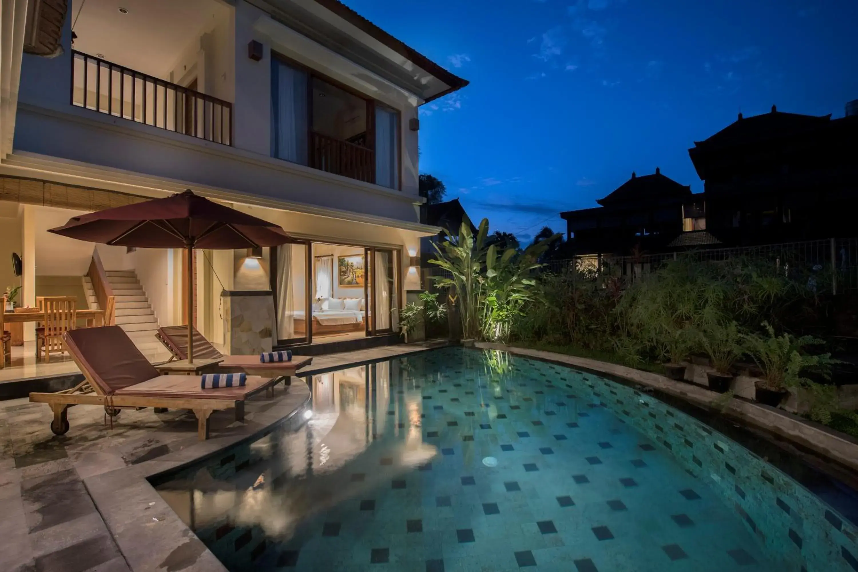 Property building, Swimming Pool in Kadiga Villas Ubud