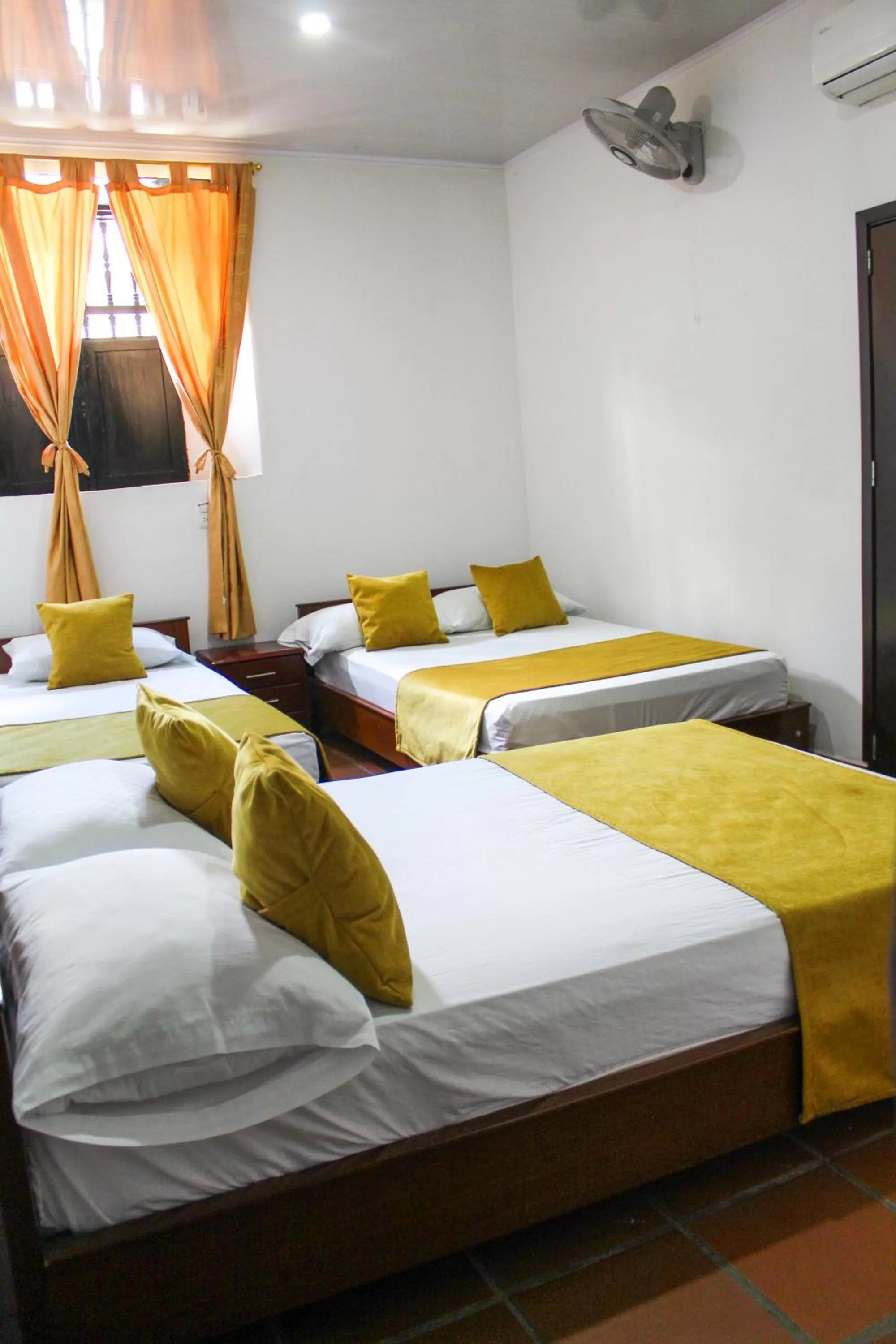 Bed in Hotel Colonial San Felipe