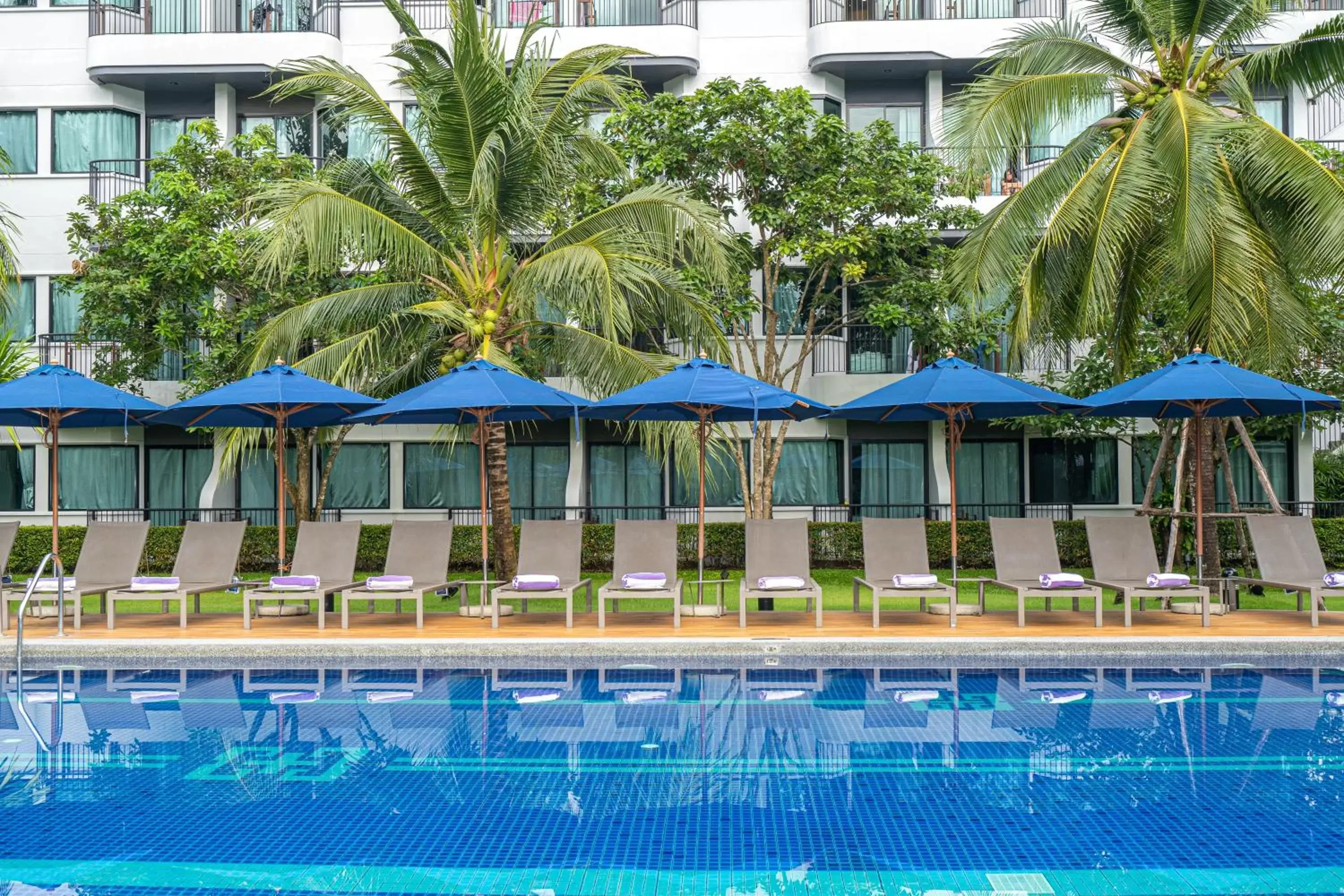 Pool view in Holiday Style Ao Nang Beach Resort, Krabi Pool view in Holiday Style Ao Nang Beach Resort, Krabi