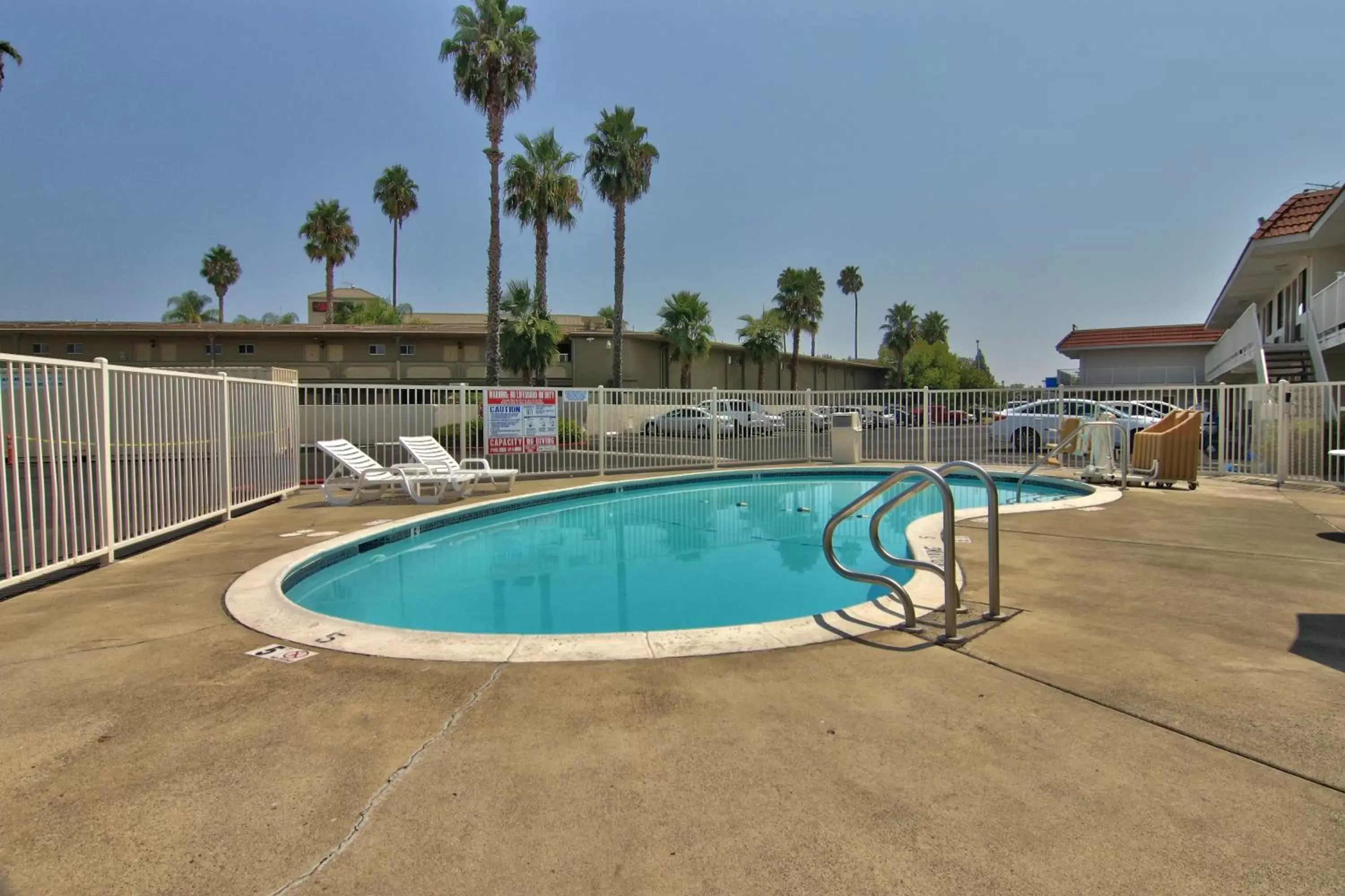 Swimming Pool in Motel 6-West Sacramento, CA