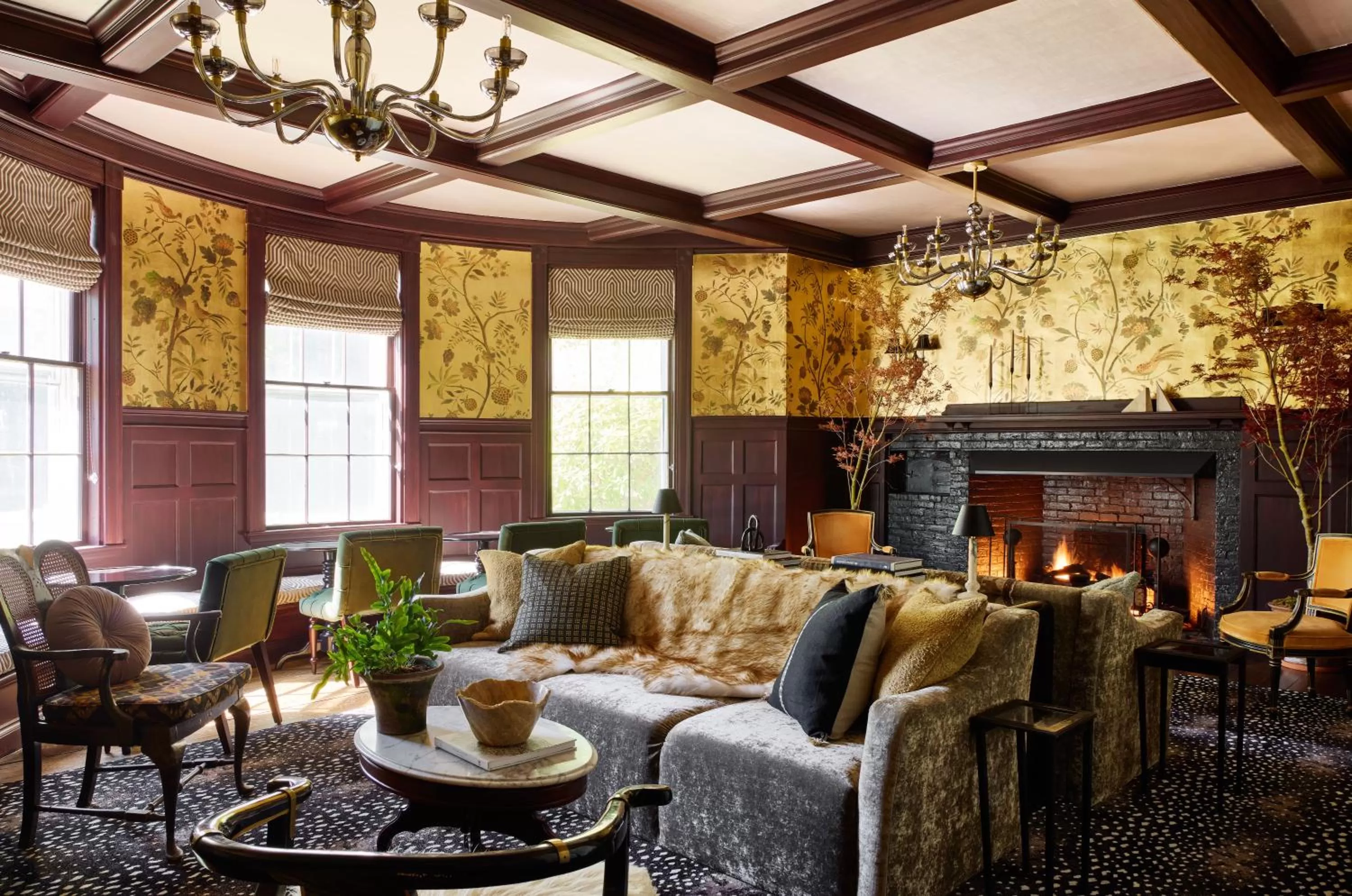 Lobby or reception in Kennebunkport Captains Collection