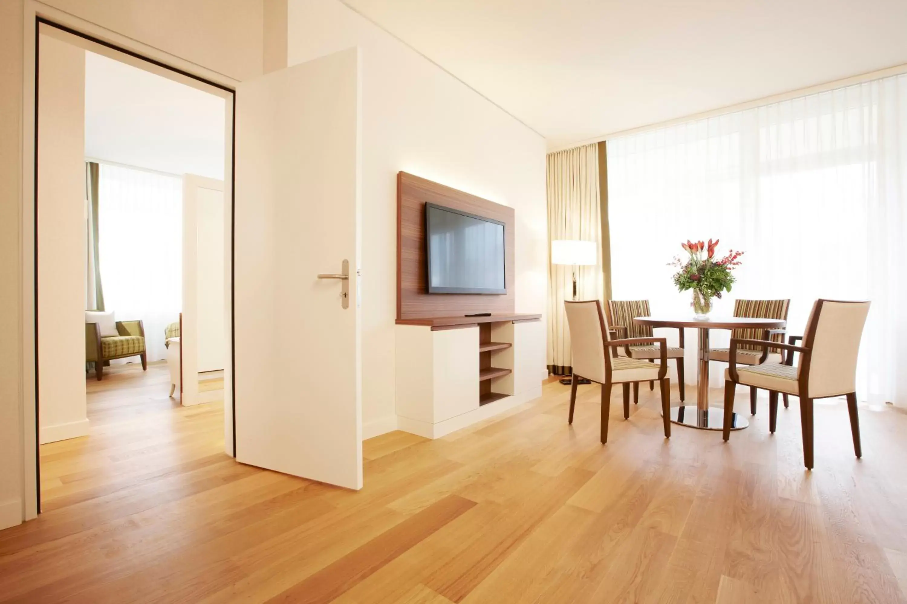 Living room, Dining Area in Oberwaid - Das Hotel.