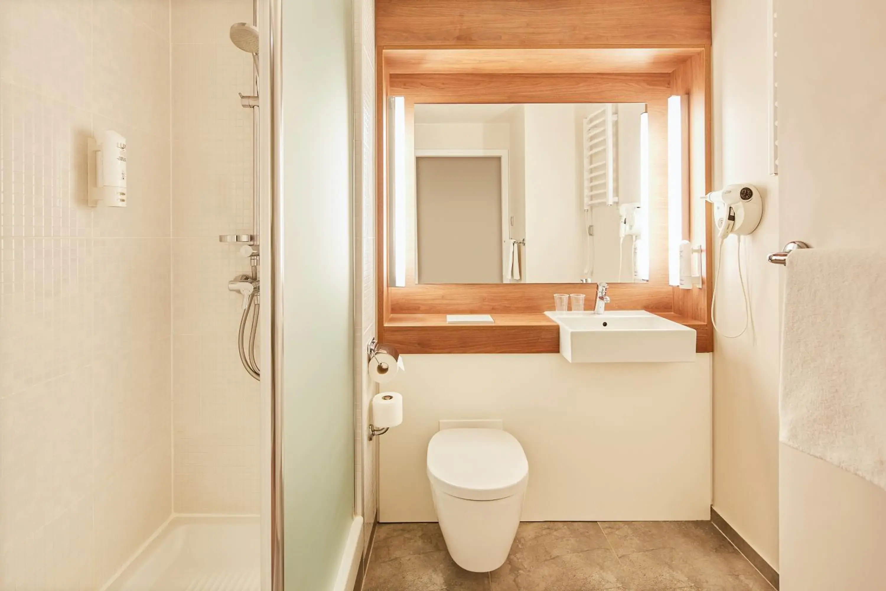 Shower, Bathroom in Campanile Bydgoszcz Hotel