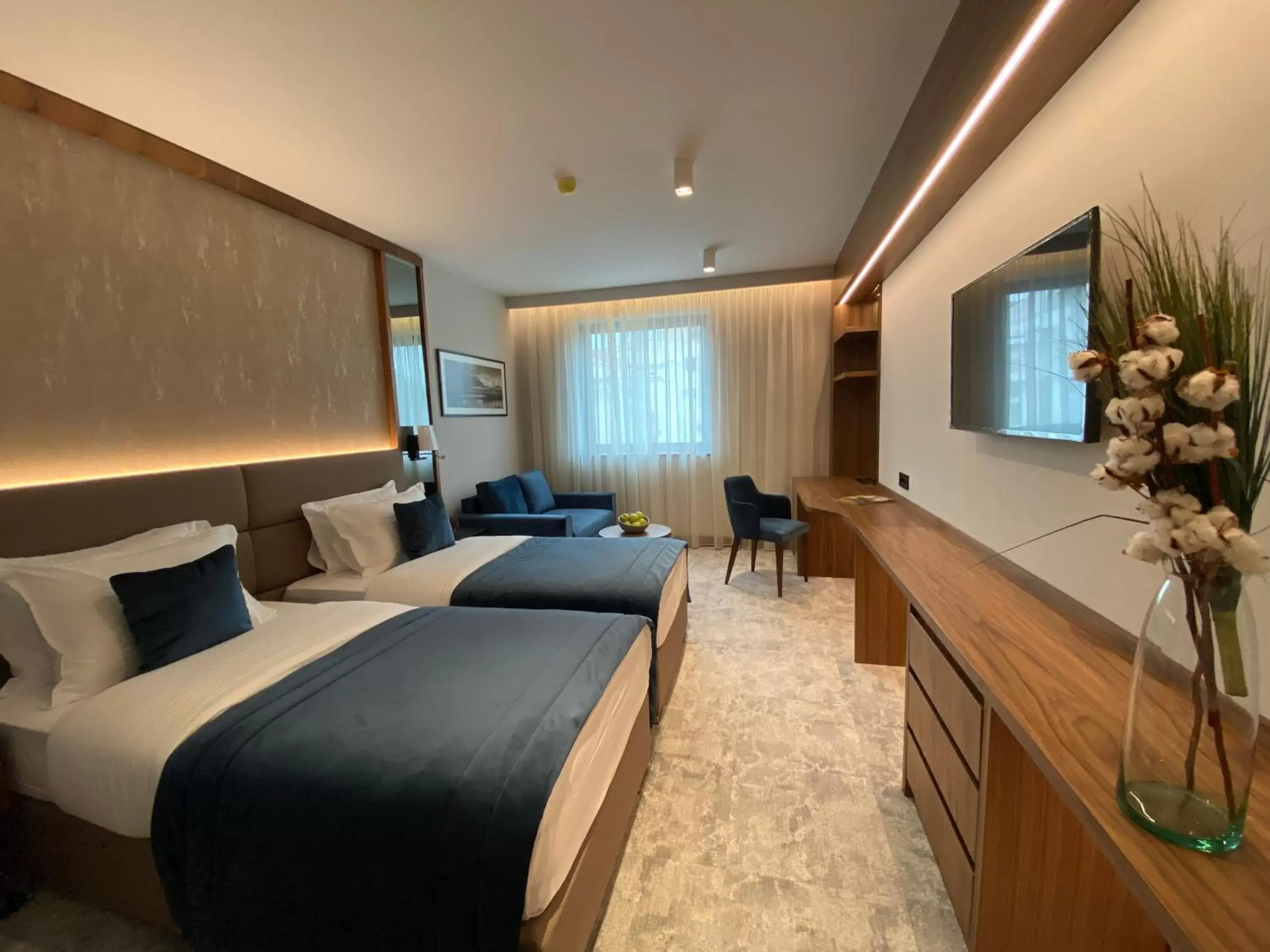 Photo of the whole room, Bed in Central Point Hotel Beograd Photo of the whole room, Bed in Central Point Hotel Beograd