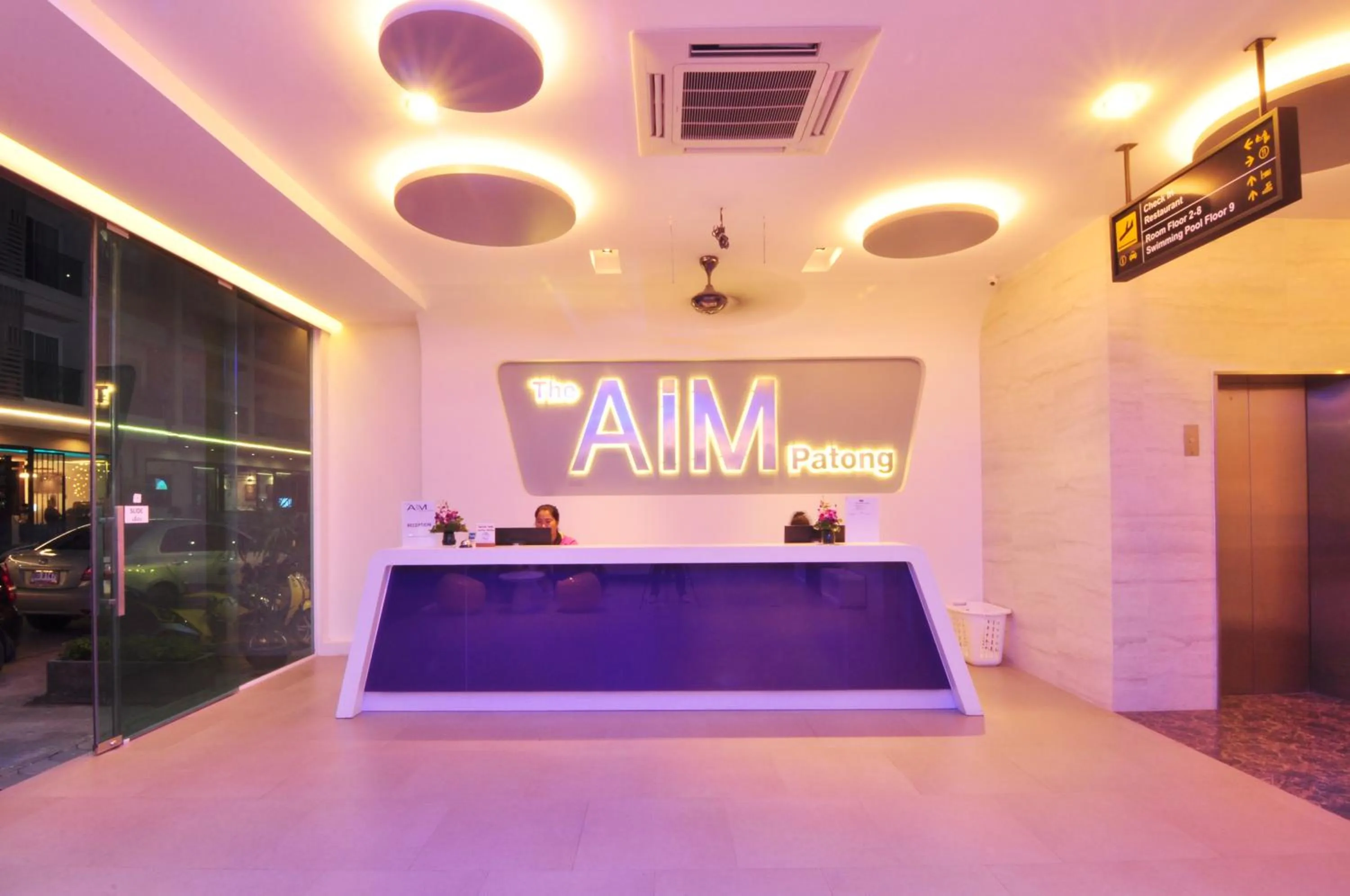 Lobby or reception in The AIM Patong Hotel