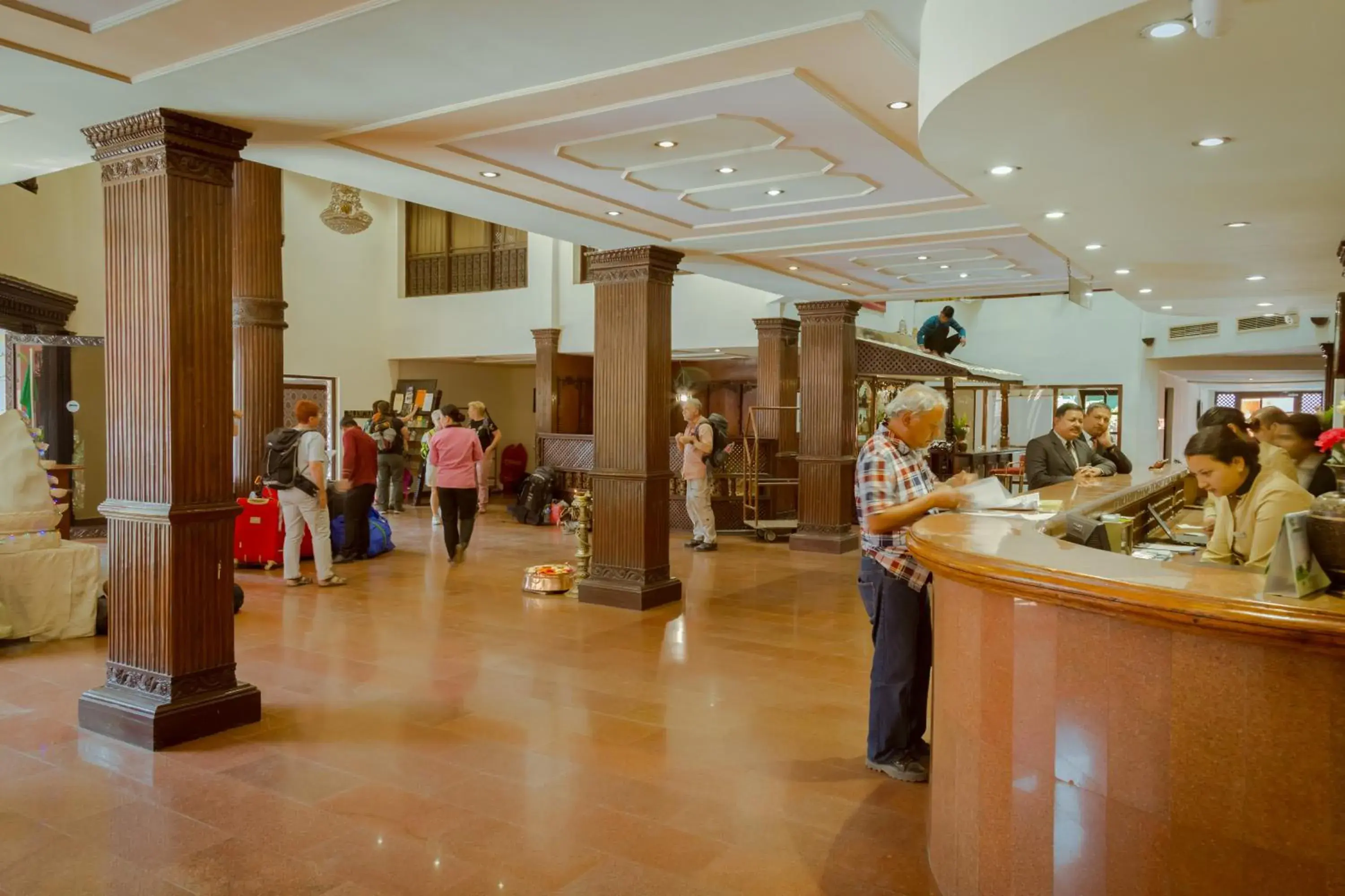 Lobby or reception in Hotel Vaishali