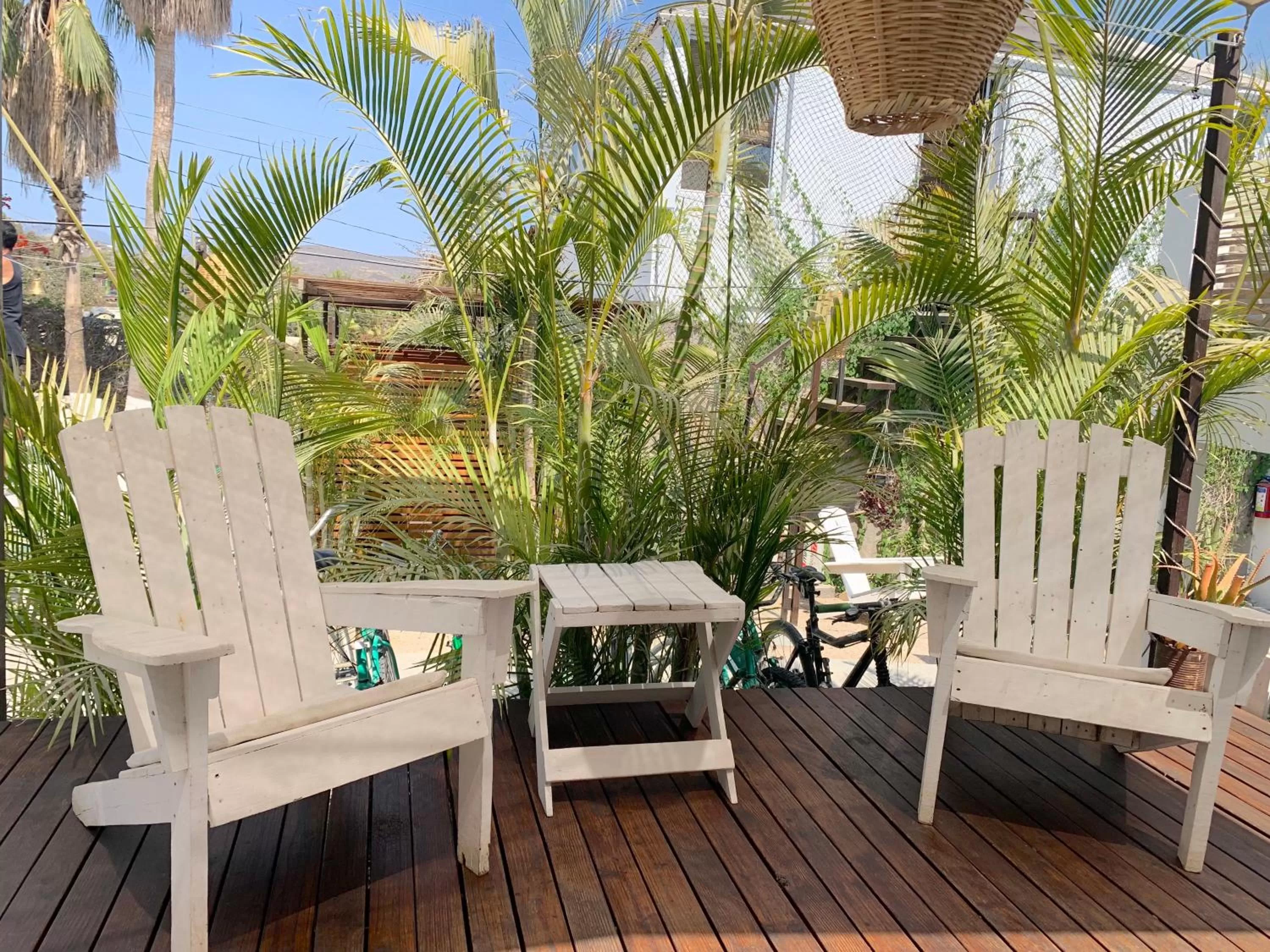Patio in Perro Surfero Hotel