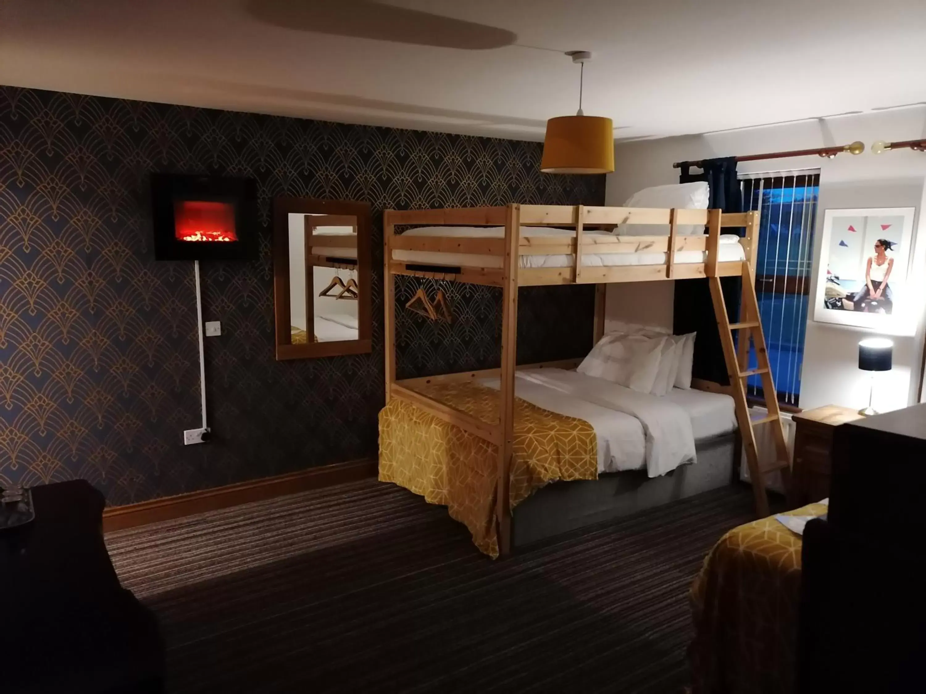 Bedroom, Bunk Bed in Carnately Lodge