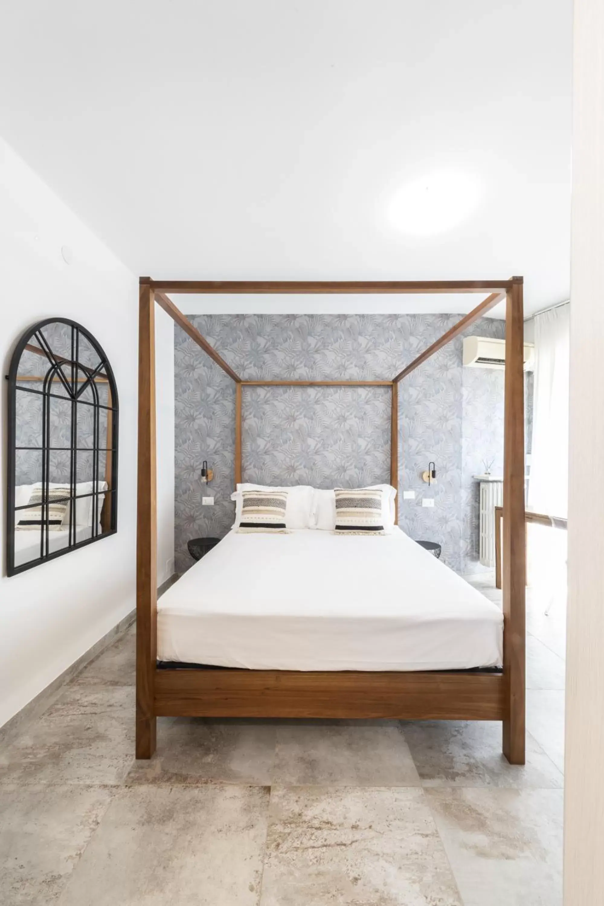 Bed in Hotel Brennero