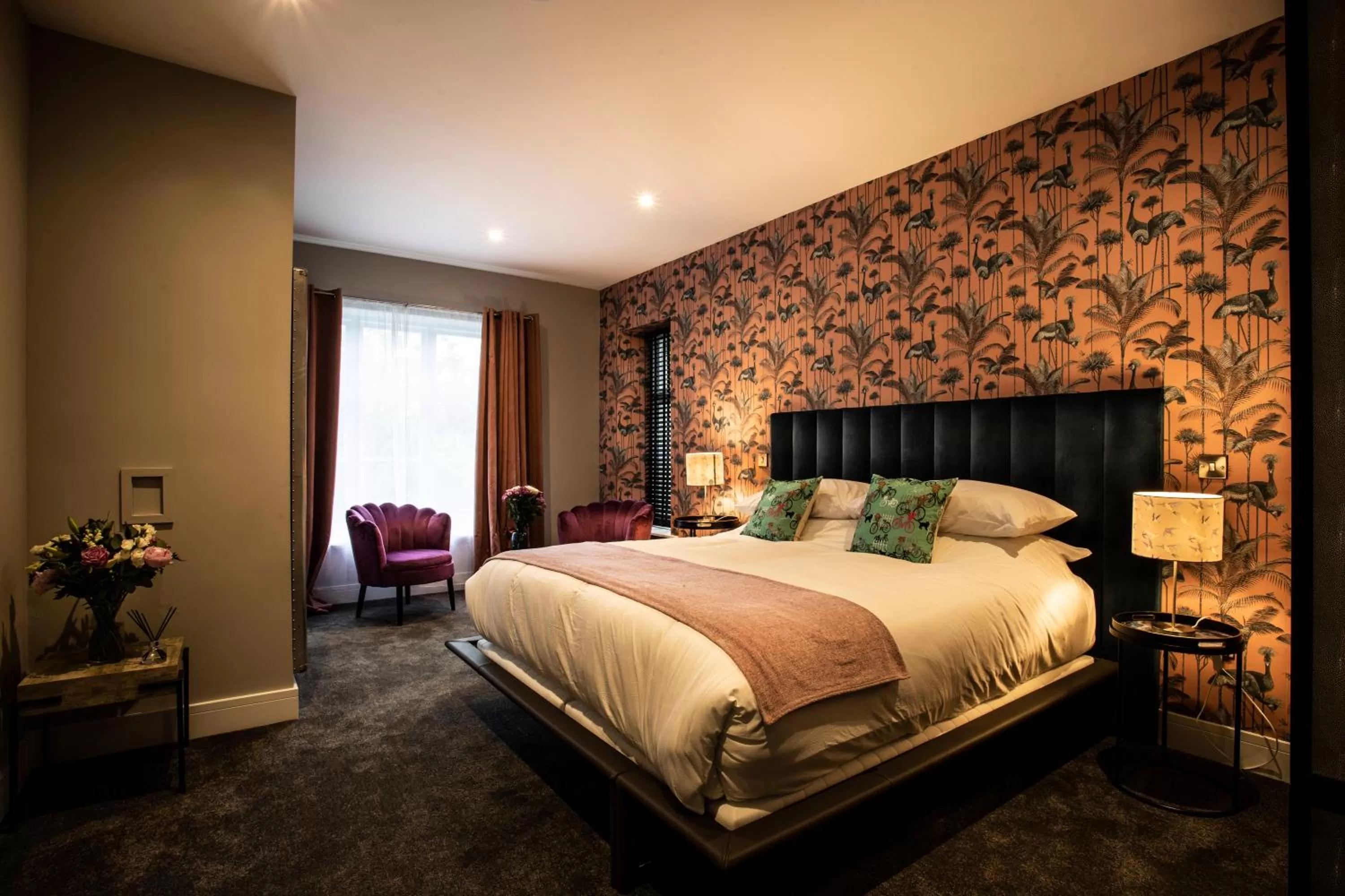 Bed in Broomhill Estate Boutique Art Hotel