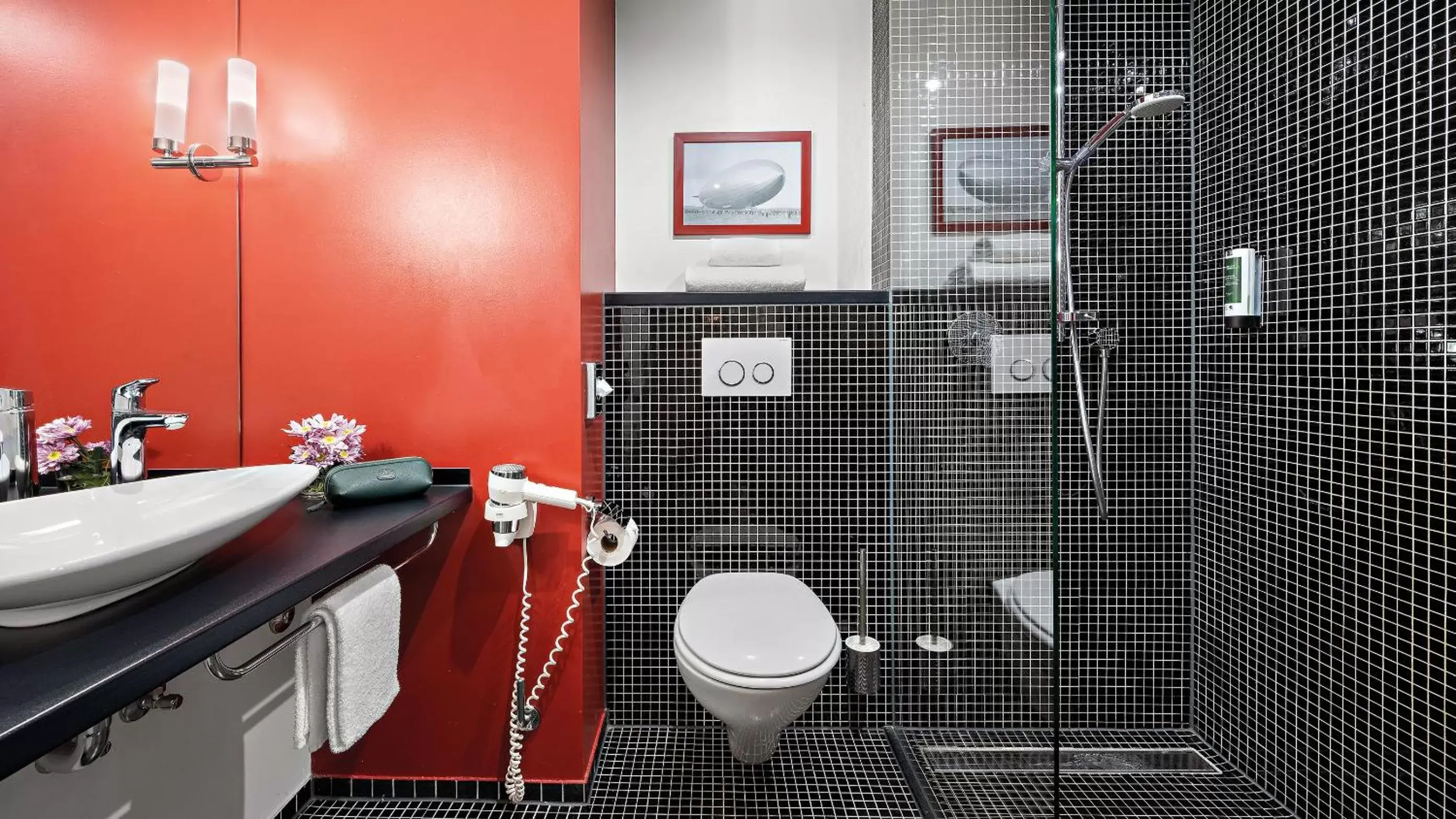 Bathroom in Styles Hotel Friedrichshafen