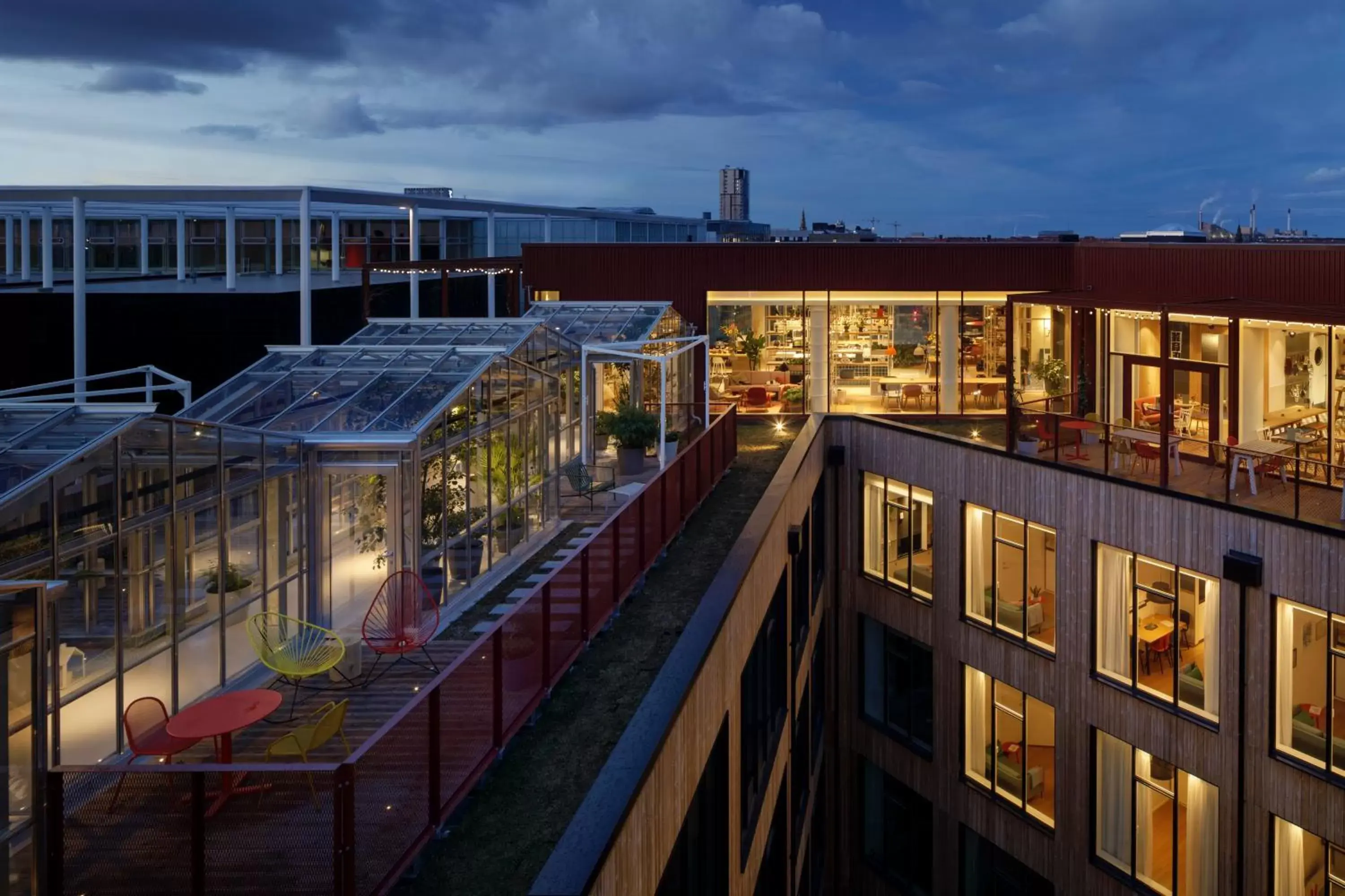 Property building in Zoku Copenhagen Property building in Zoku Copenhagen