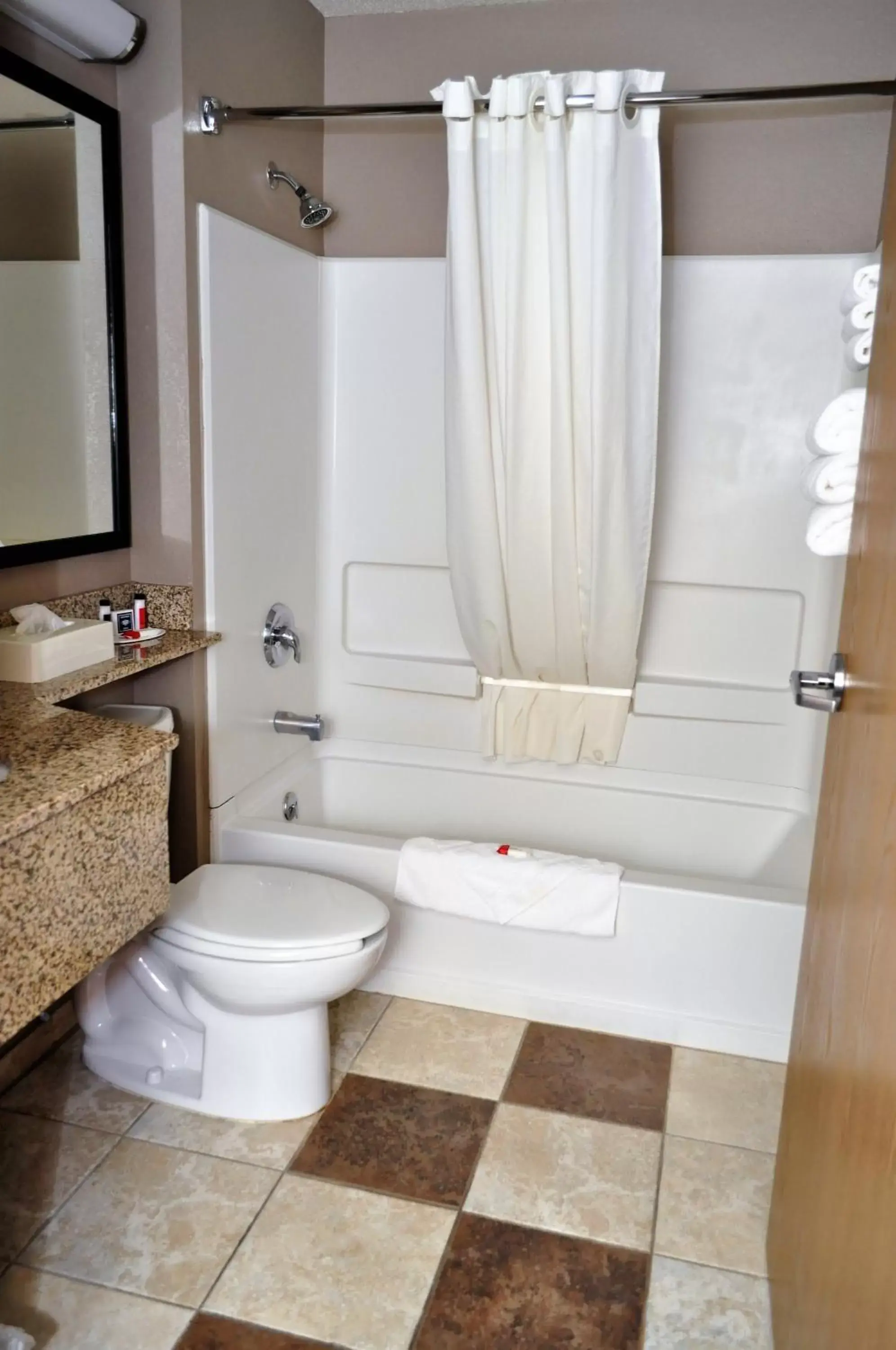 Bathroom in Super 8 by Wyndham Clearfield