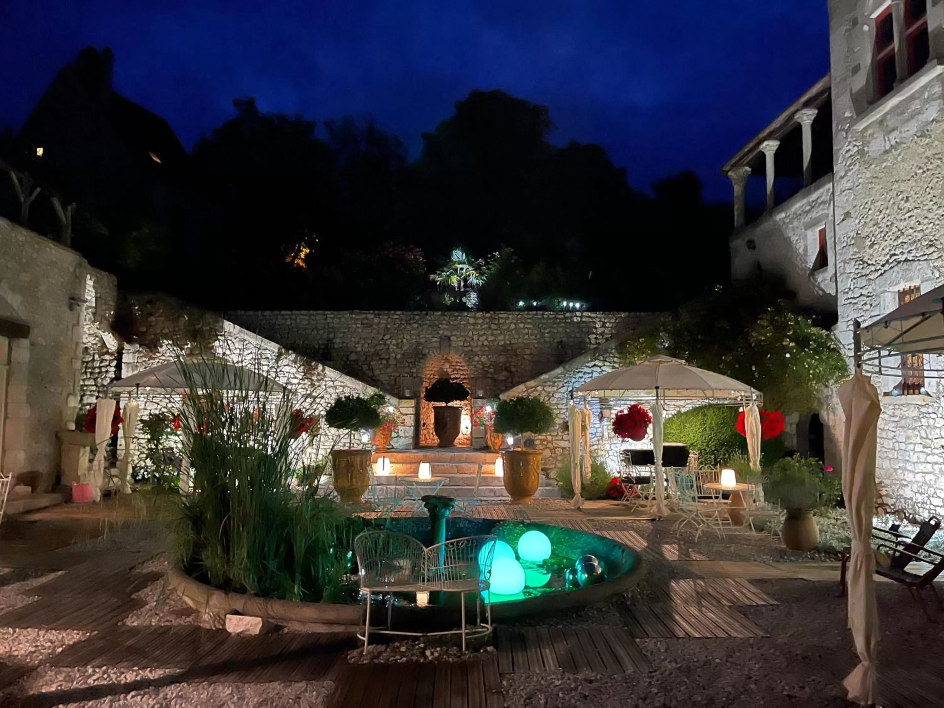 Garden view, Swimming Pool in Demeure des Vieux Bains