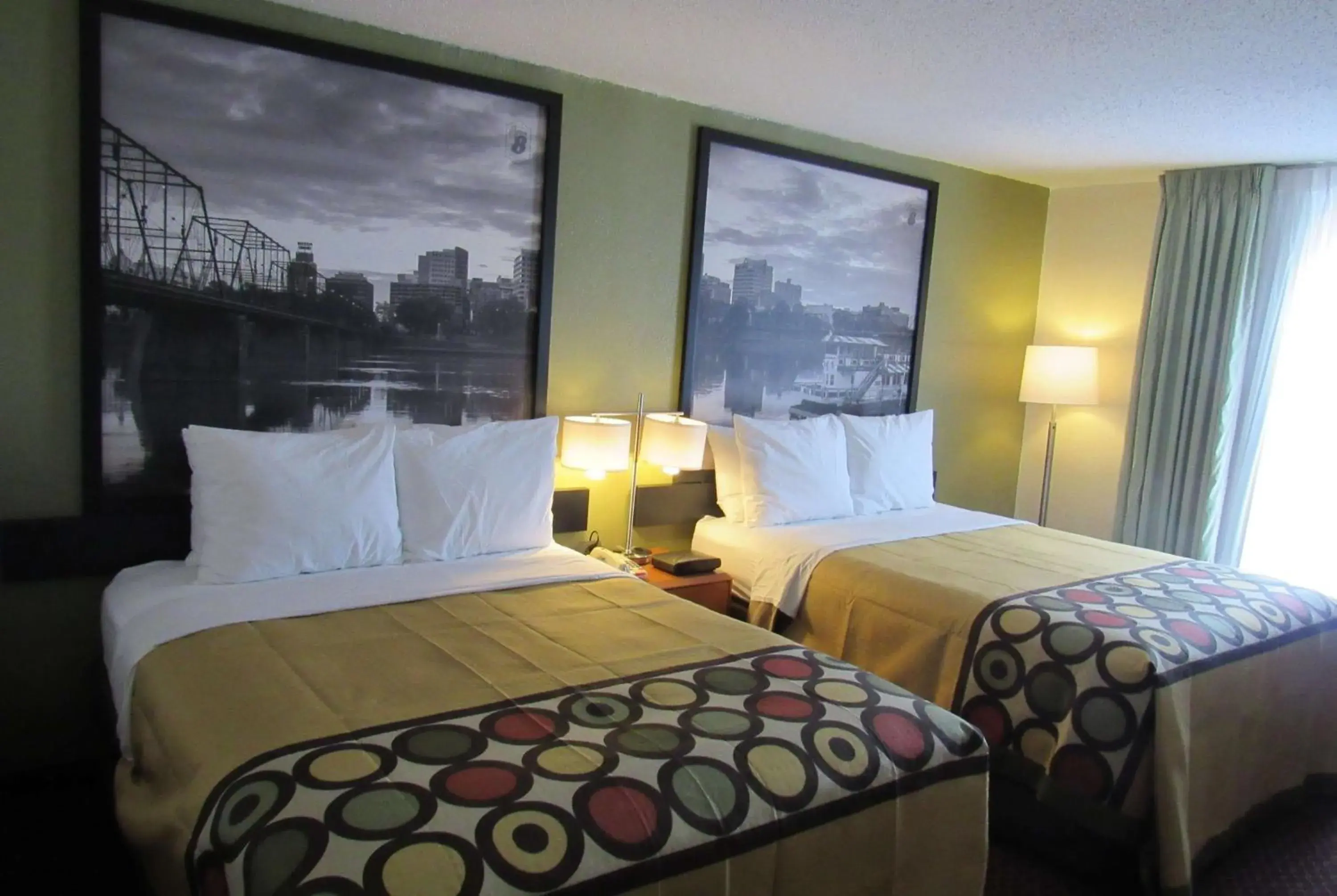 Photo of the whole room, Bed in Super 8 by Wyndham New Cumberland