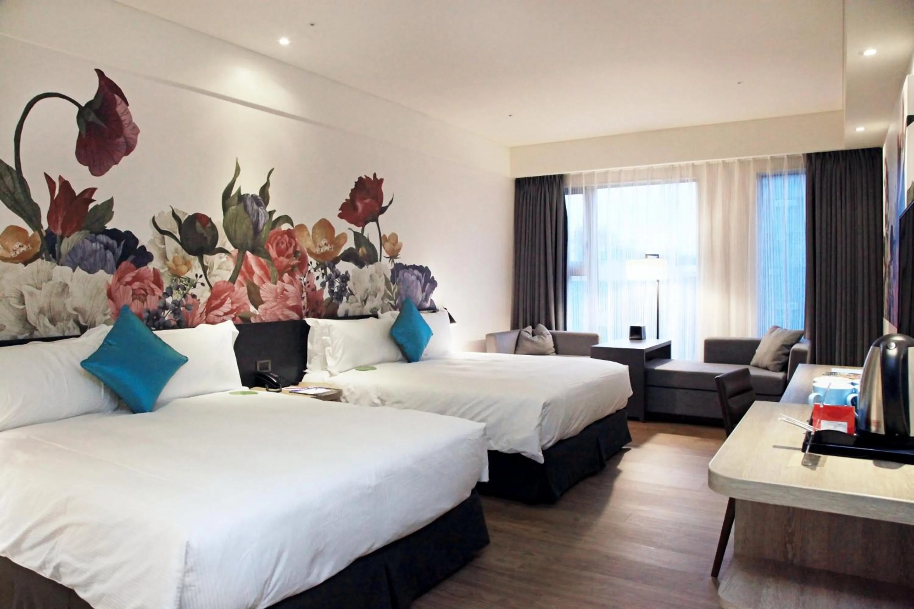 Photo of the whole room, Bed in Just Sleep Kaohsiung Station