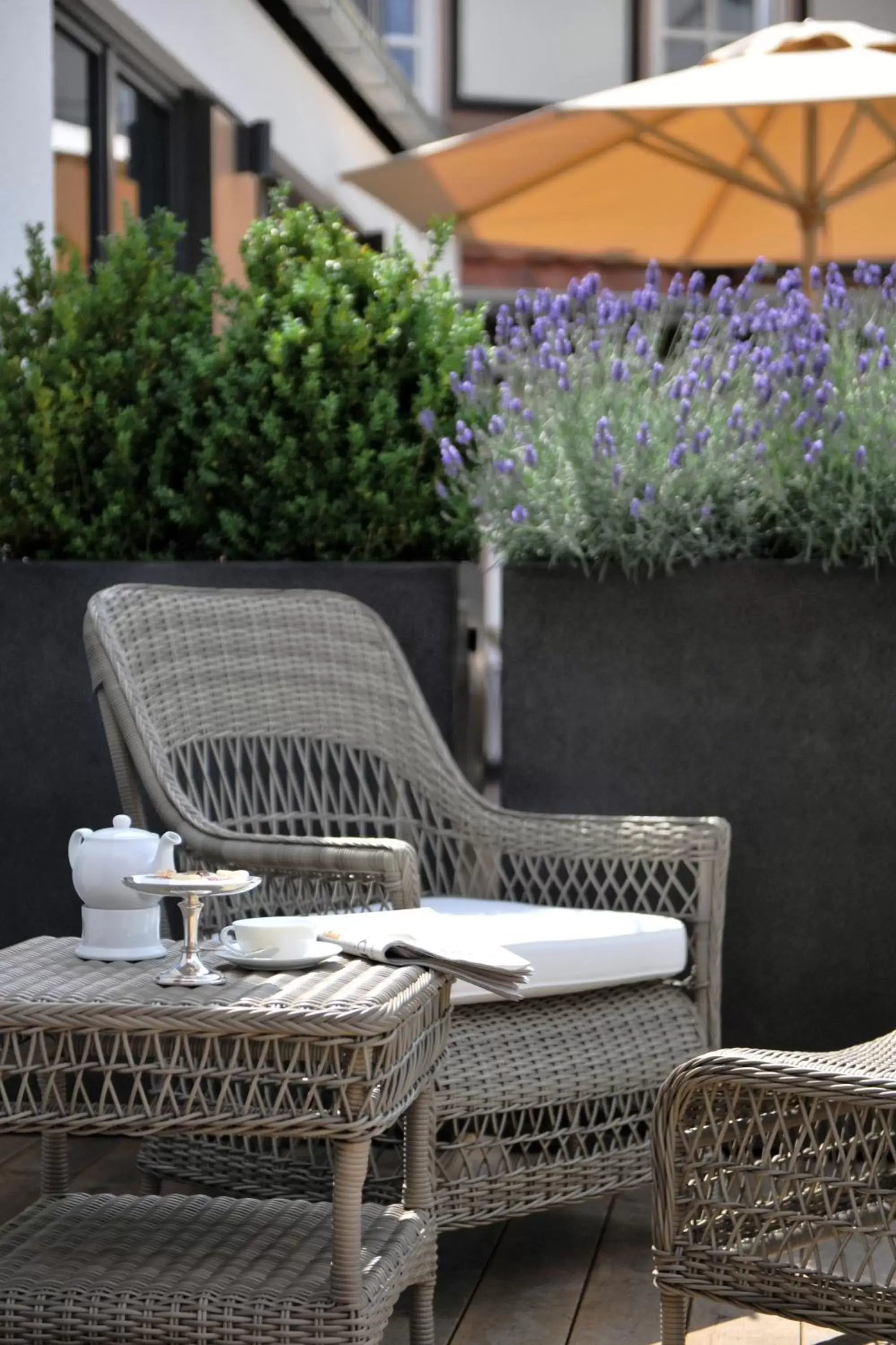 Balcony/Terrace in Hardenberg BurgHotel