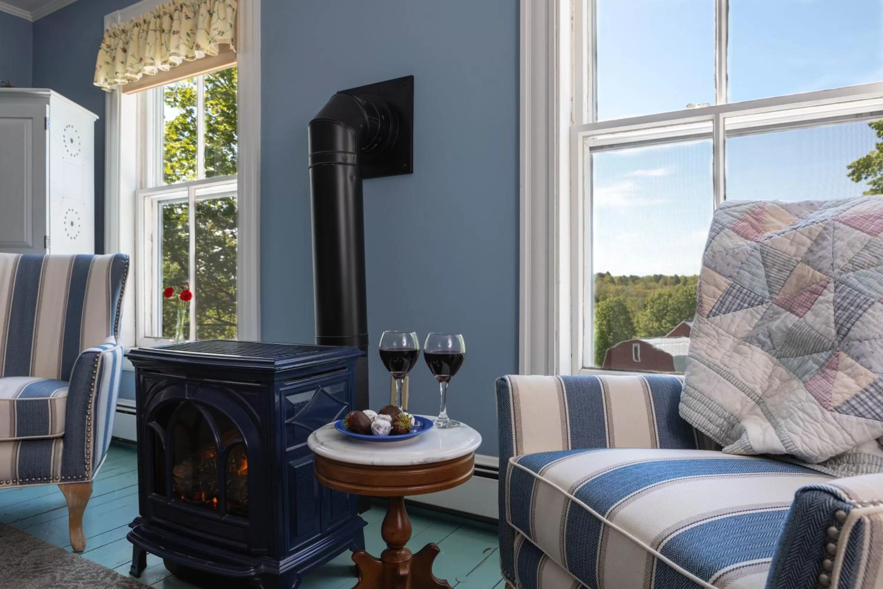 Decorative detail in Maple Hill Farm Inn