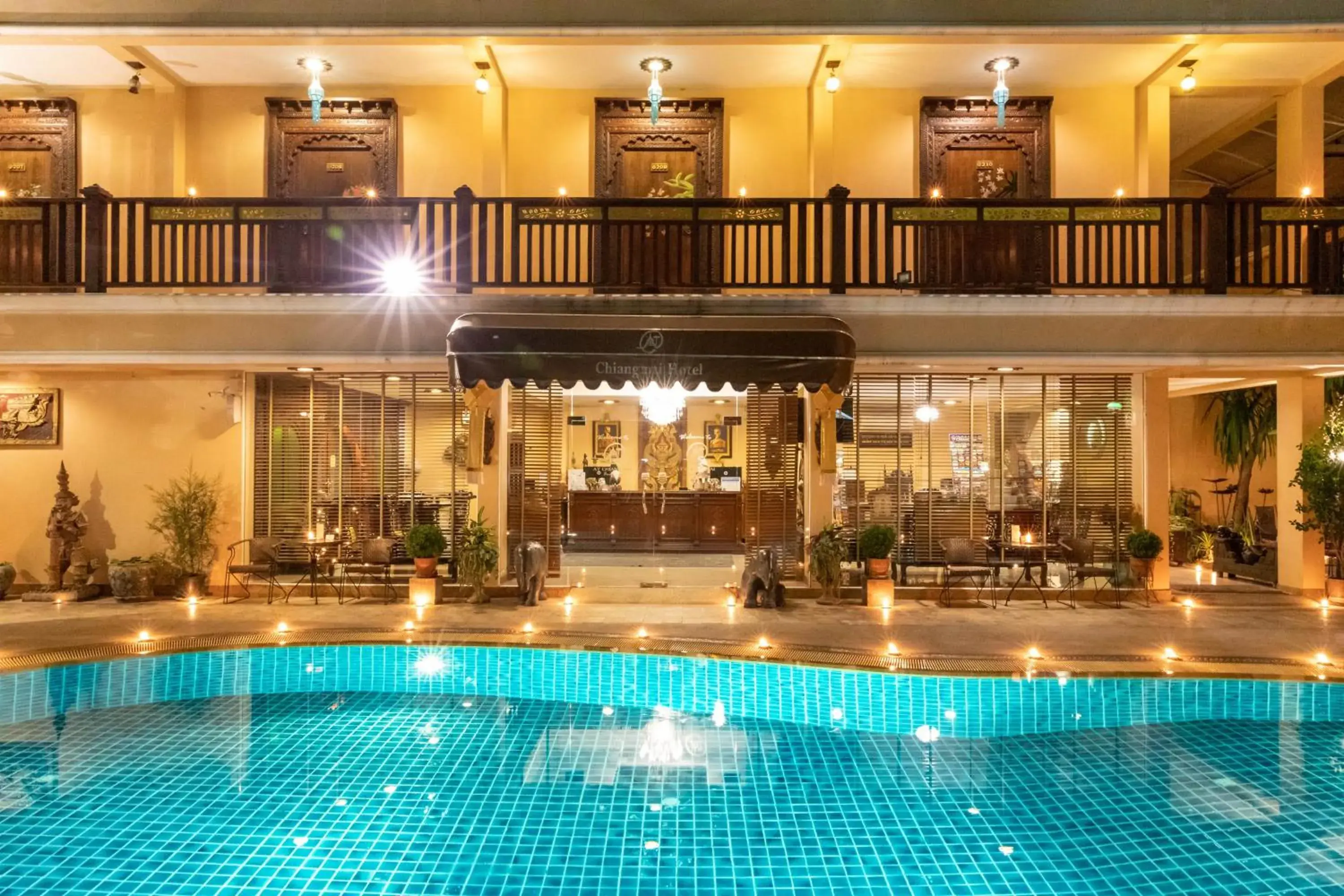 Lobby or reception, Swimming Pool in At Chiang Mai - SHA Extra Plus