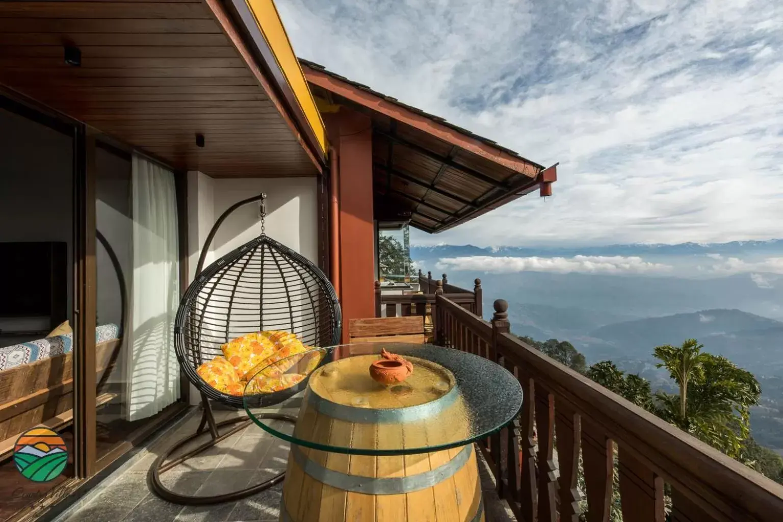 Balcony/Terrace in Hotel Country Villa