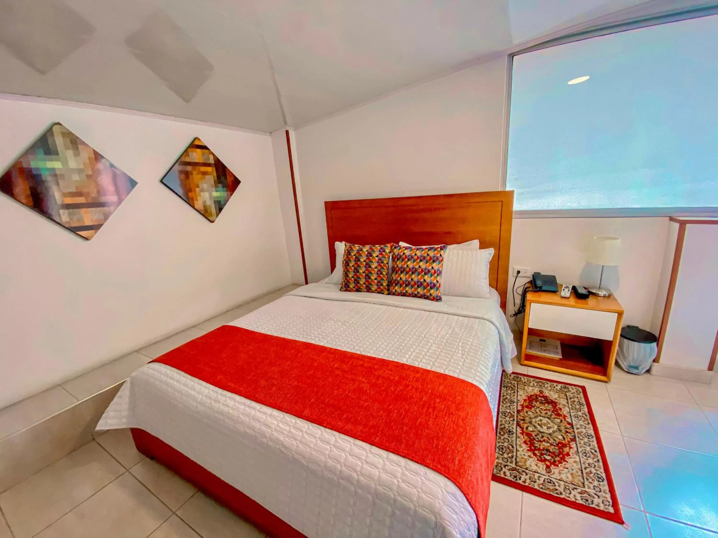 Bed in Hotel Maceo Chico