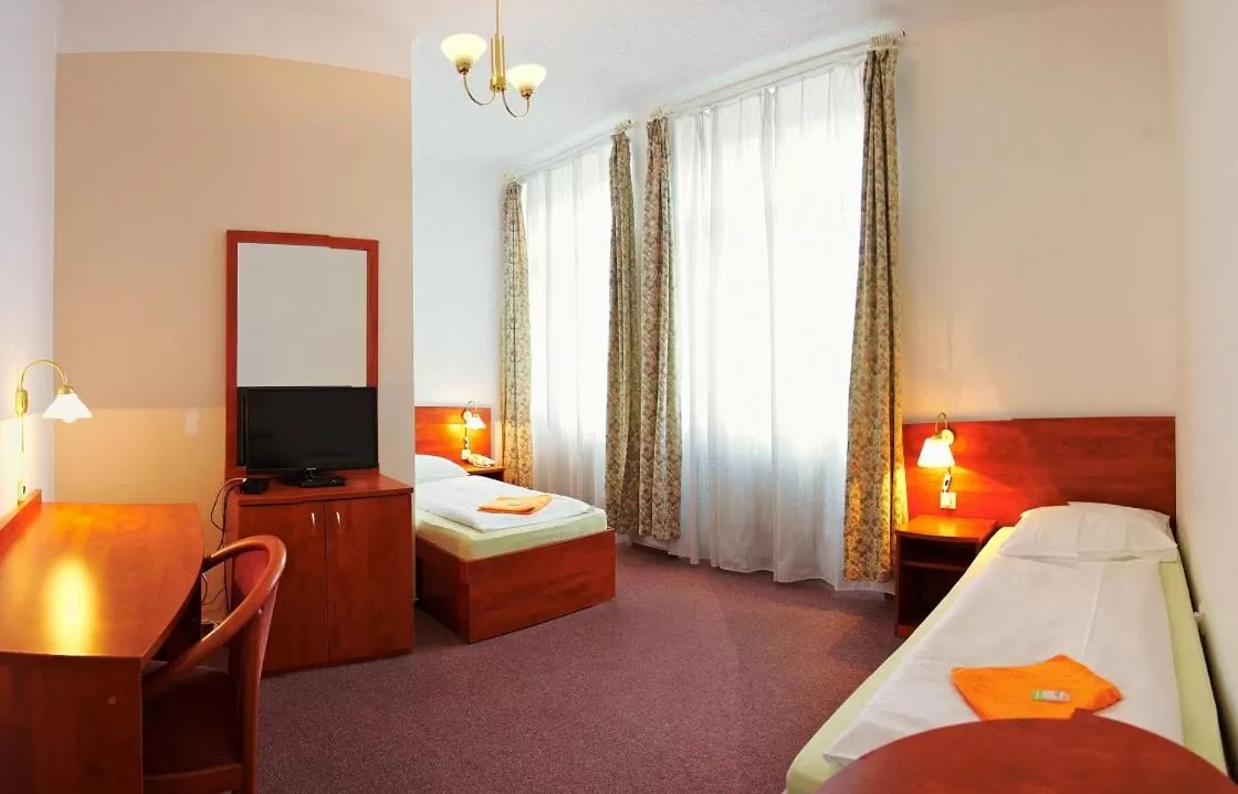 Photo of the whole room, Bed in Wellness Hotel Central