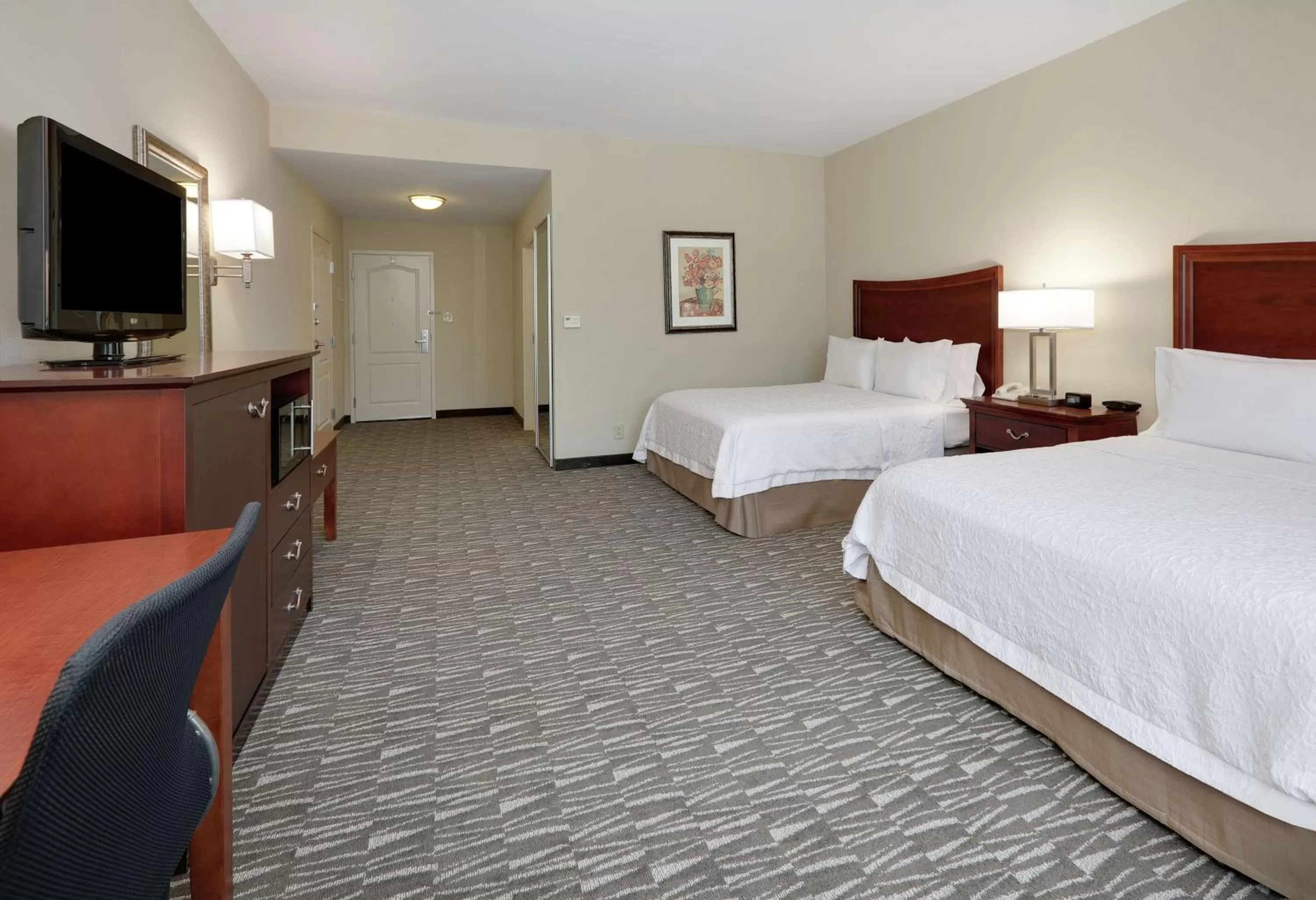Queen Room with Two Queen Beds - Mobility Access/Non-Smoking in Hampton Inn & Suites Southern Pines-Pinehurst