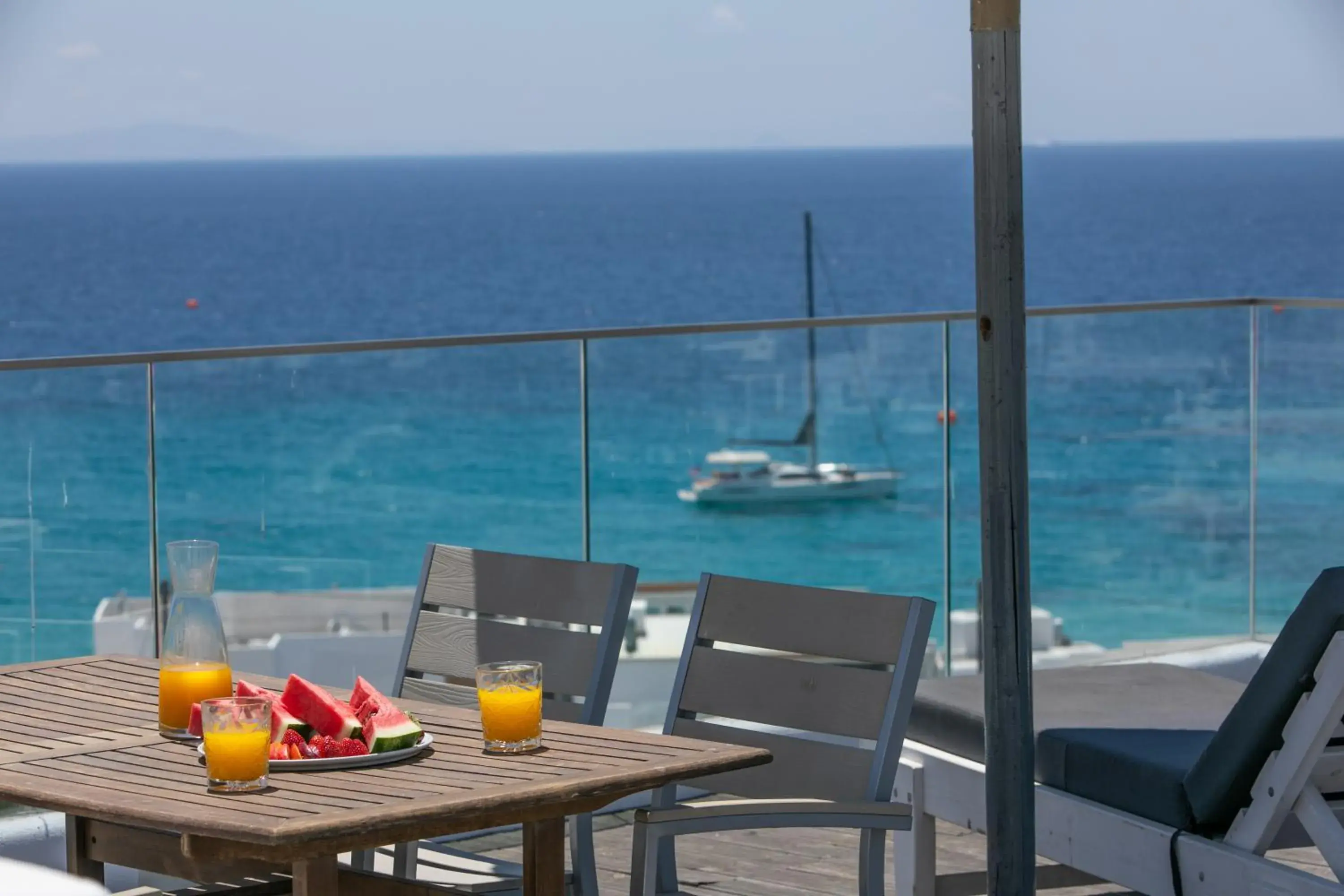 Patio in The George Hotel Mykonos