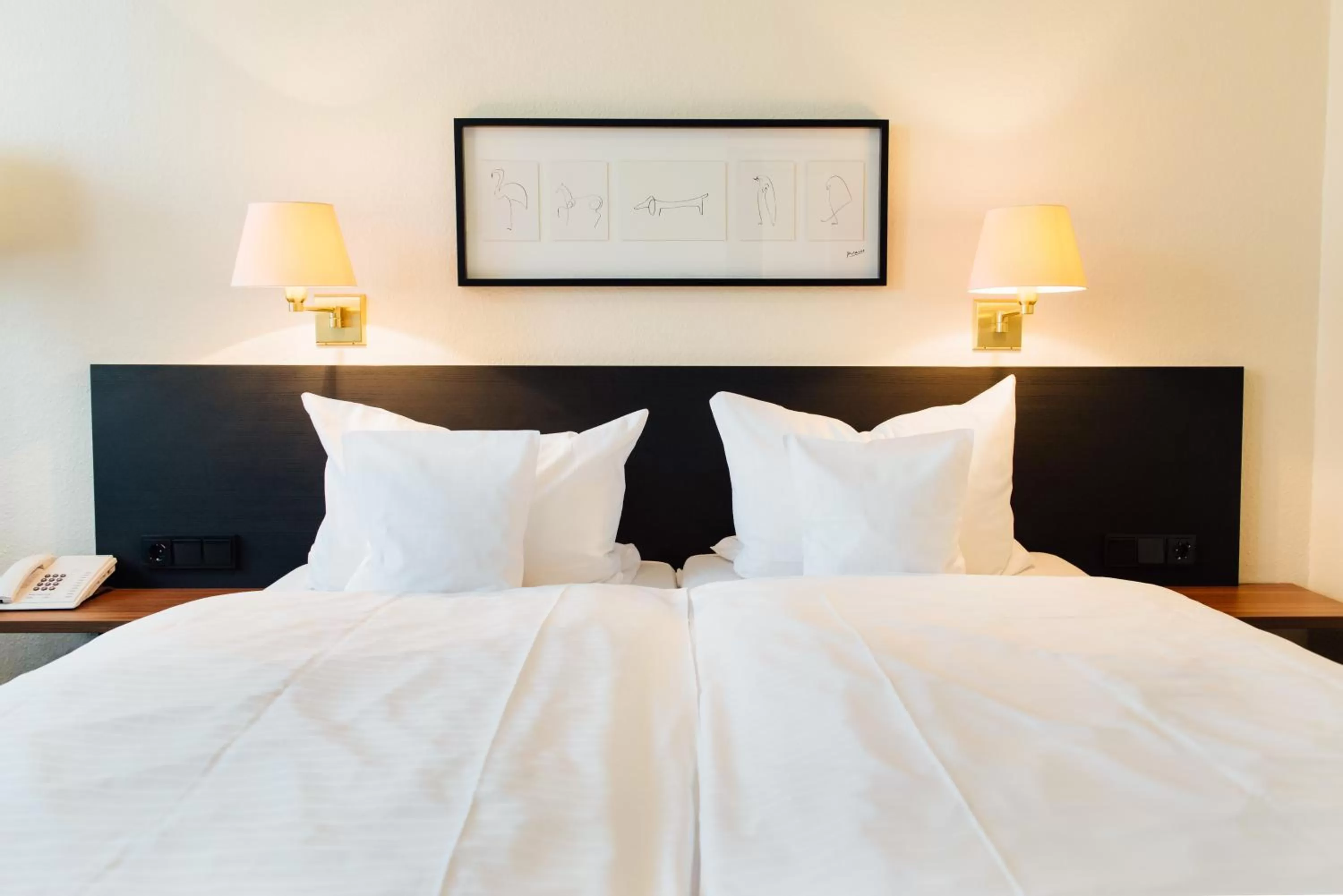 Photo of the whole room, Bed in Parkhotel Cloppenburg