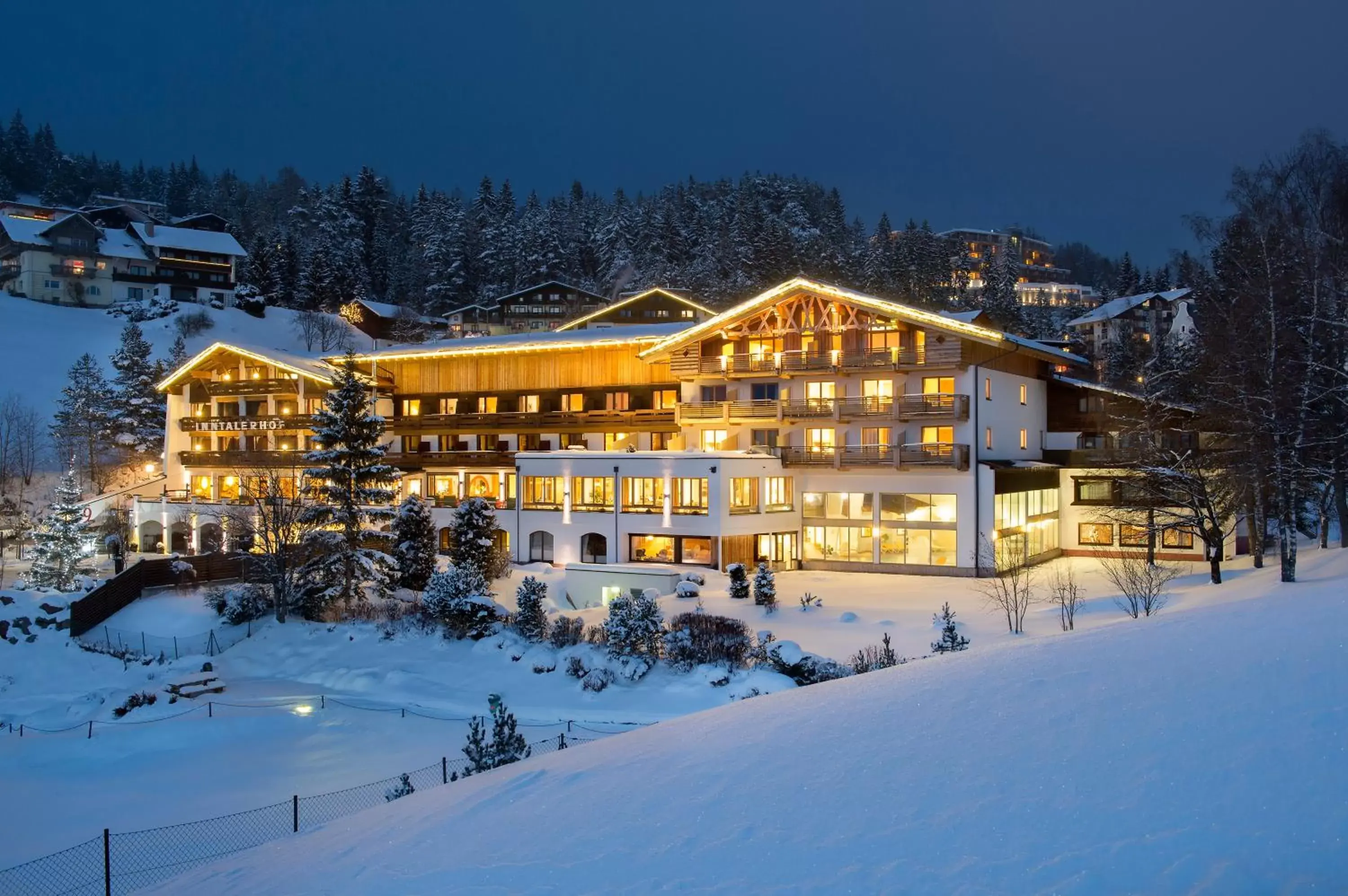 Property building, Winter in Inntaler Hof