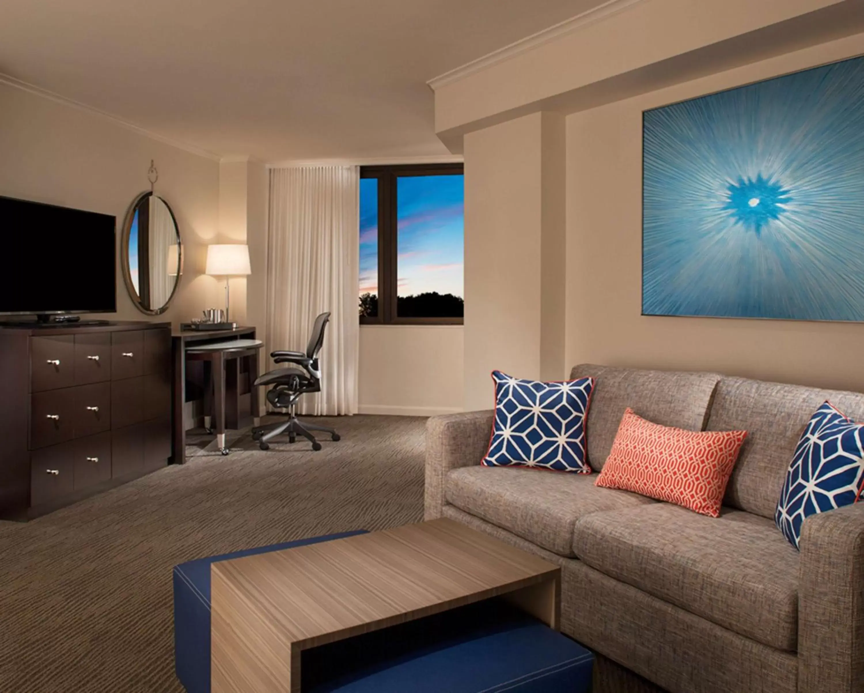 Bedroom, Seating Area in Hilton Orlando Buena Vista Palace - Disney Springs Area