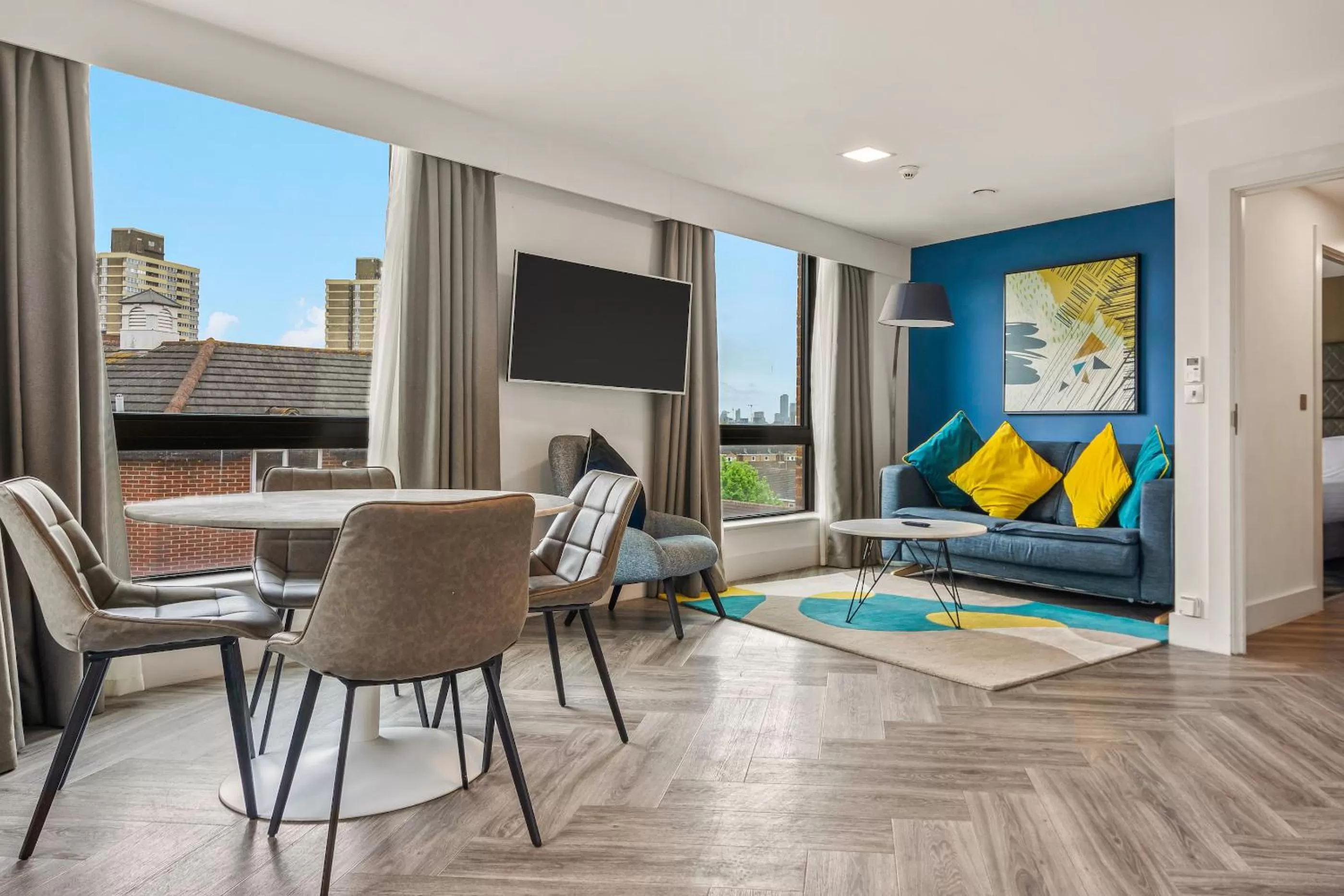 Living room in Roomzzz London Stratford