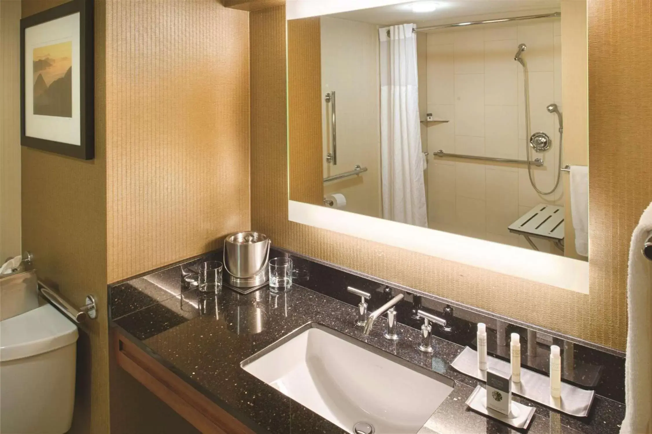 Bathroom, Kitchen/Kitchenette in DoubleTree by Hilton Seattle Airport