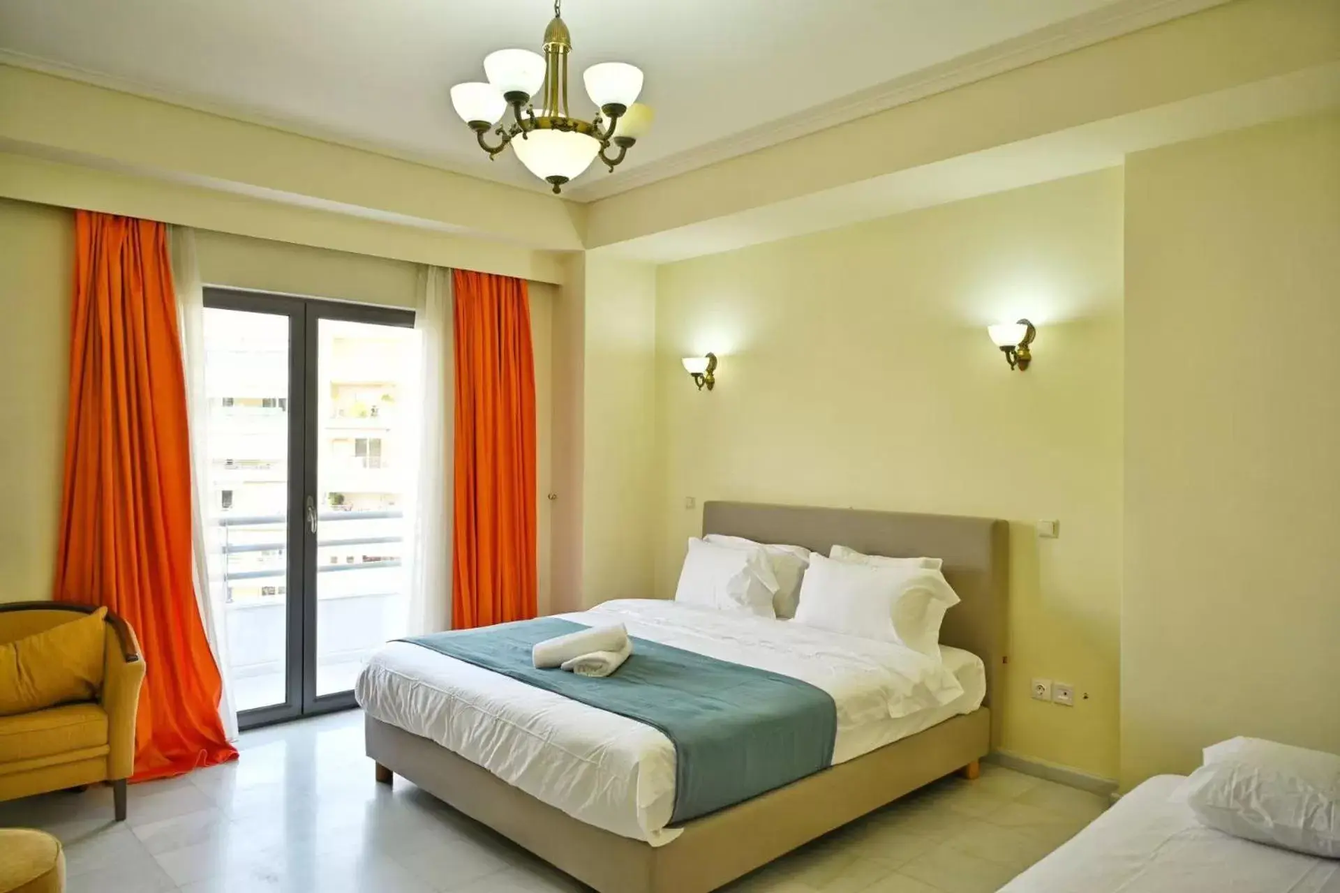 Photo of the whole room, Bed in New Times Home & Hotels Near Metro Station Athens Center