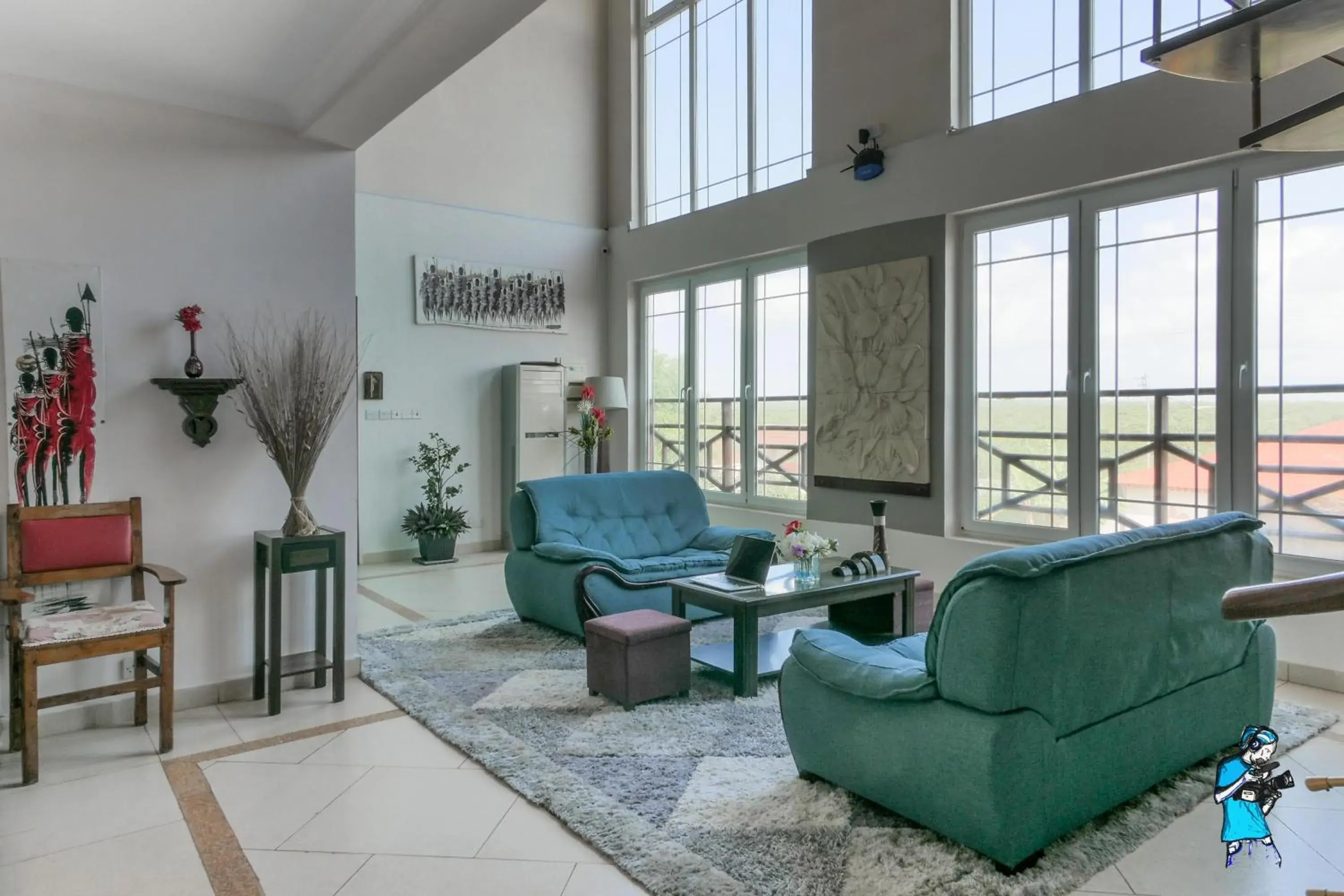 Communal lounge/ TV room, Seating Area in Villa Fleur De Lys