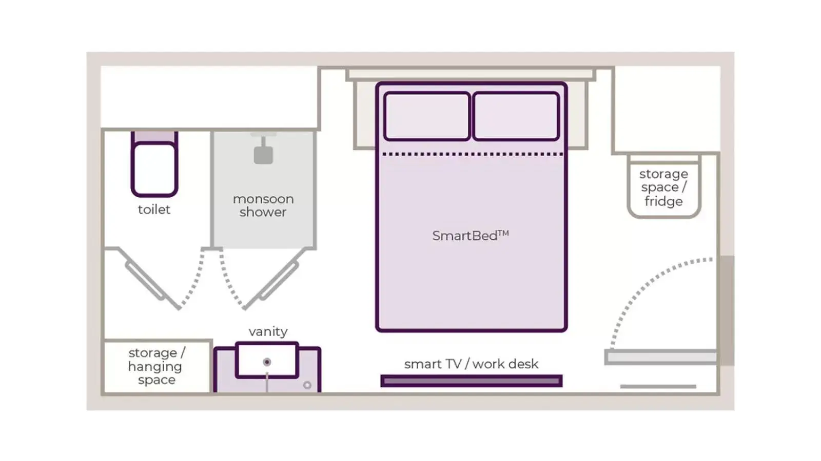 Floor Plan in YOTEL Istanbul Airport, City Entrance