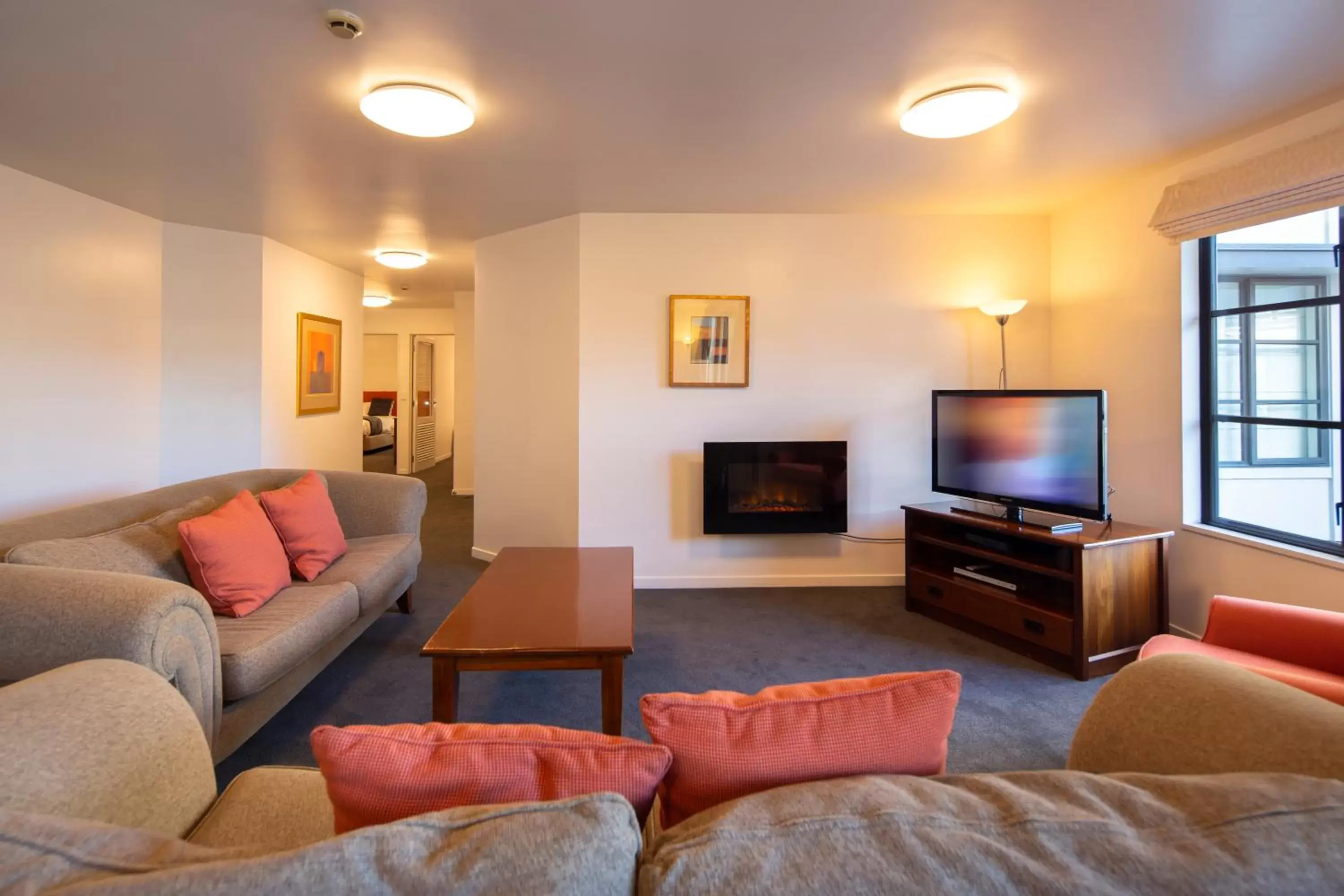 Living room, Seating Area in The Glebe Apartments