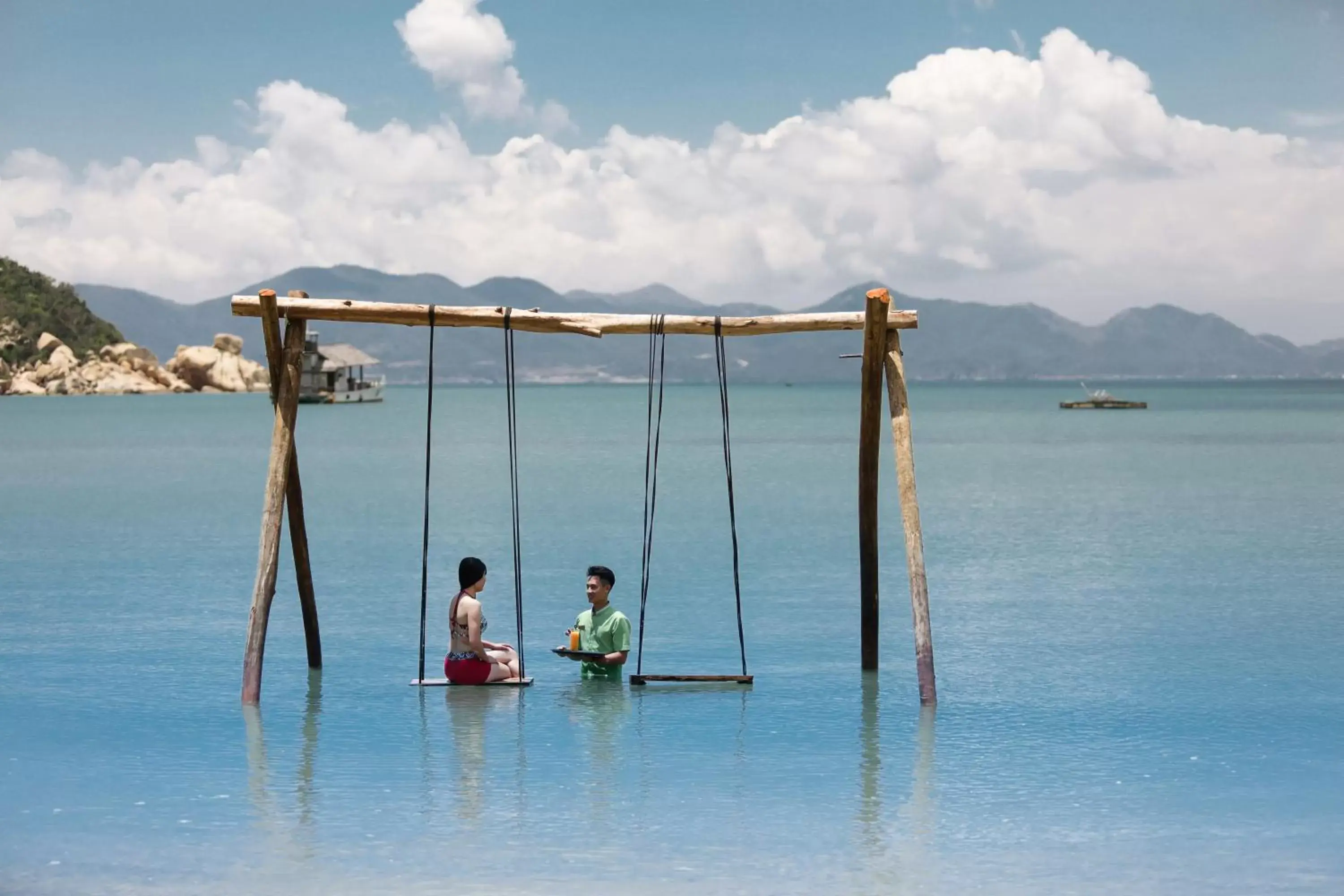 Beach in L'Alya Ninh Van Bay