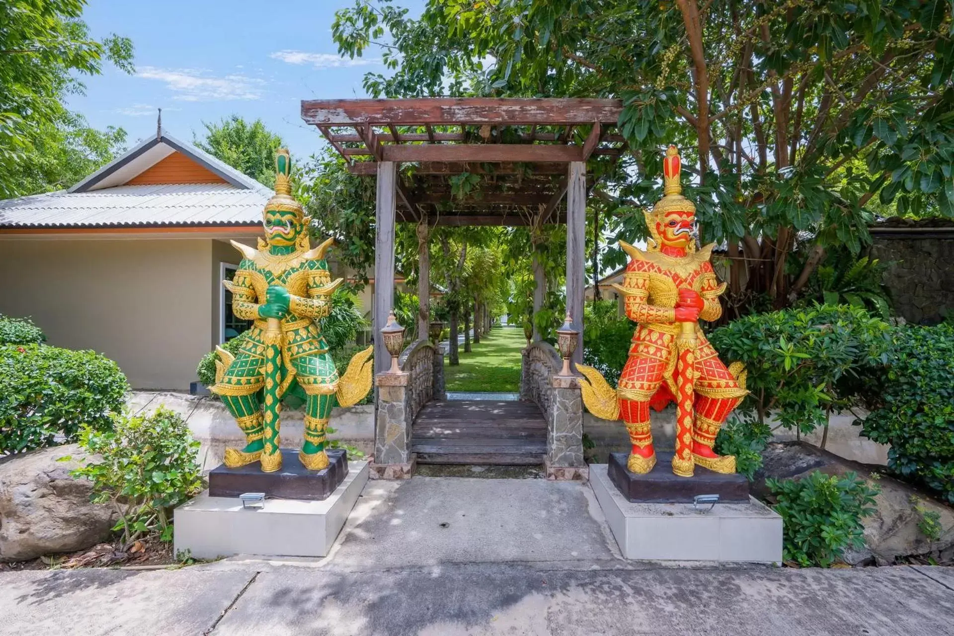 Decorative detail in Tontan Resort Cha-am