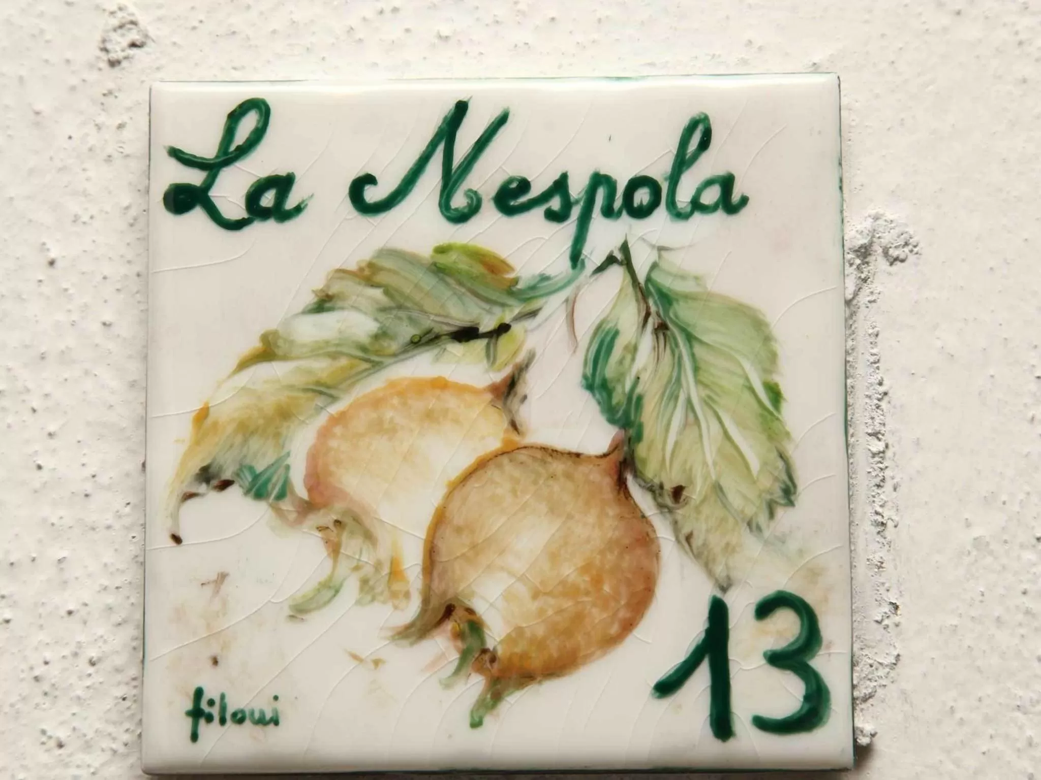 Decorative detail in Albergo Le Macinaie - Monte Amiata