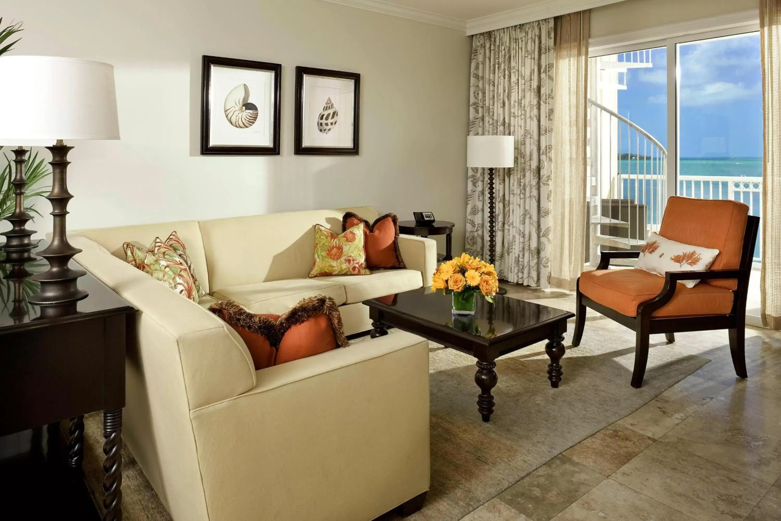 Living room, Seating Area in Key West Marriott Beachside Hotel