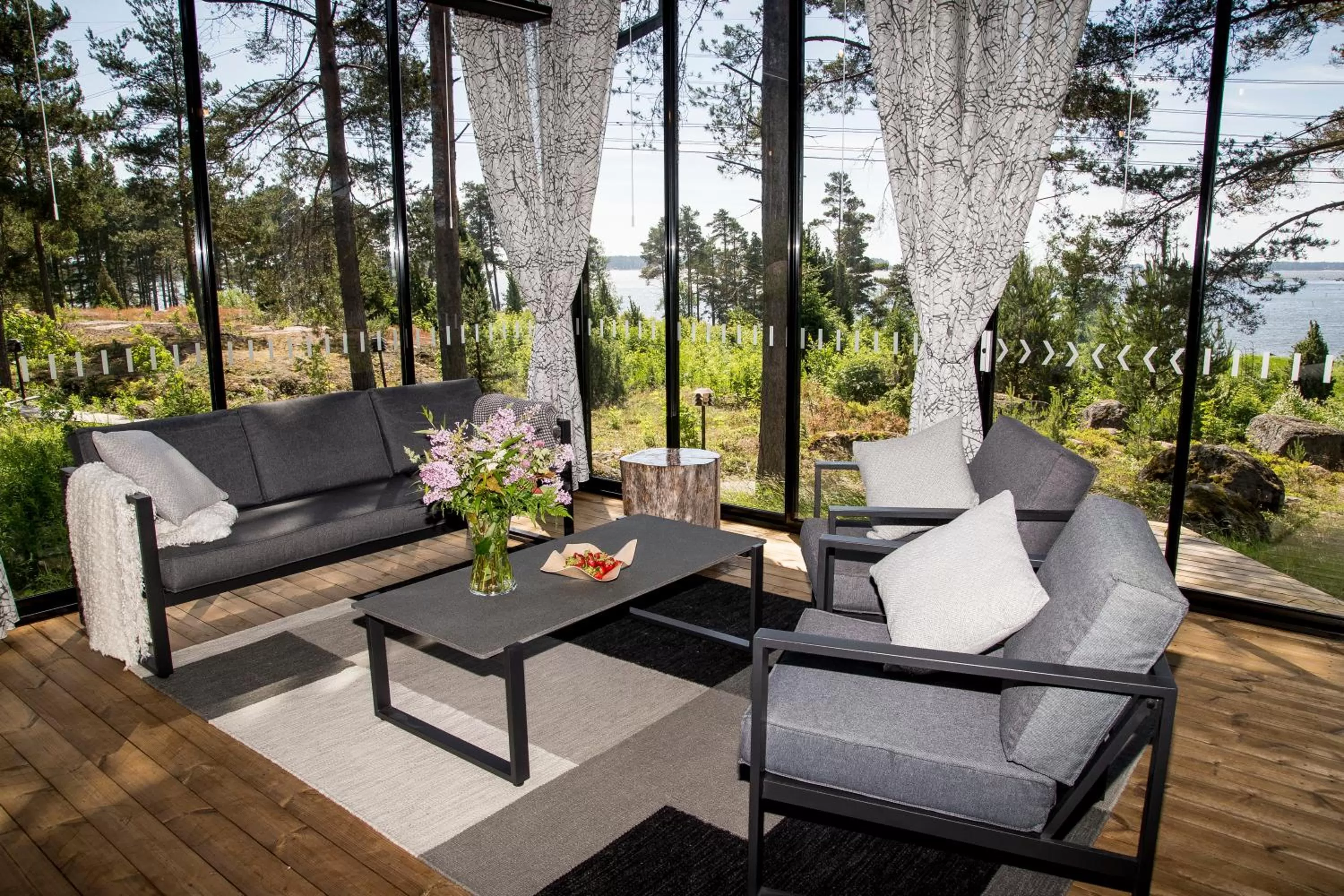 Patio in Santalahti Resort Cottages & Villas