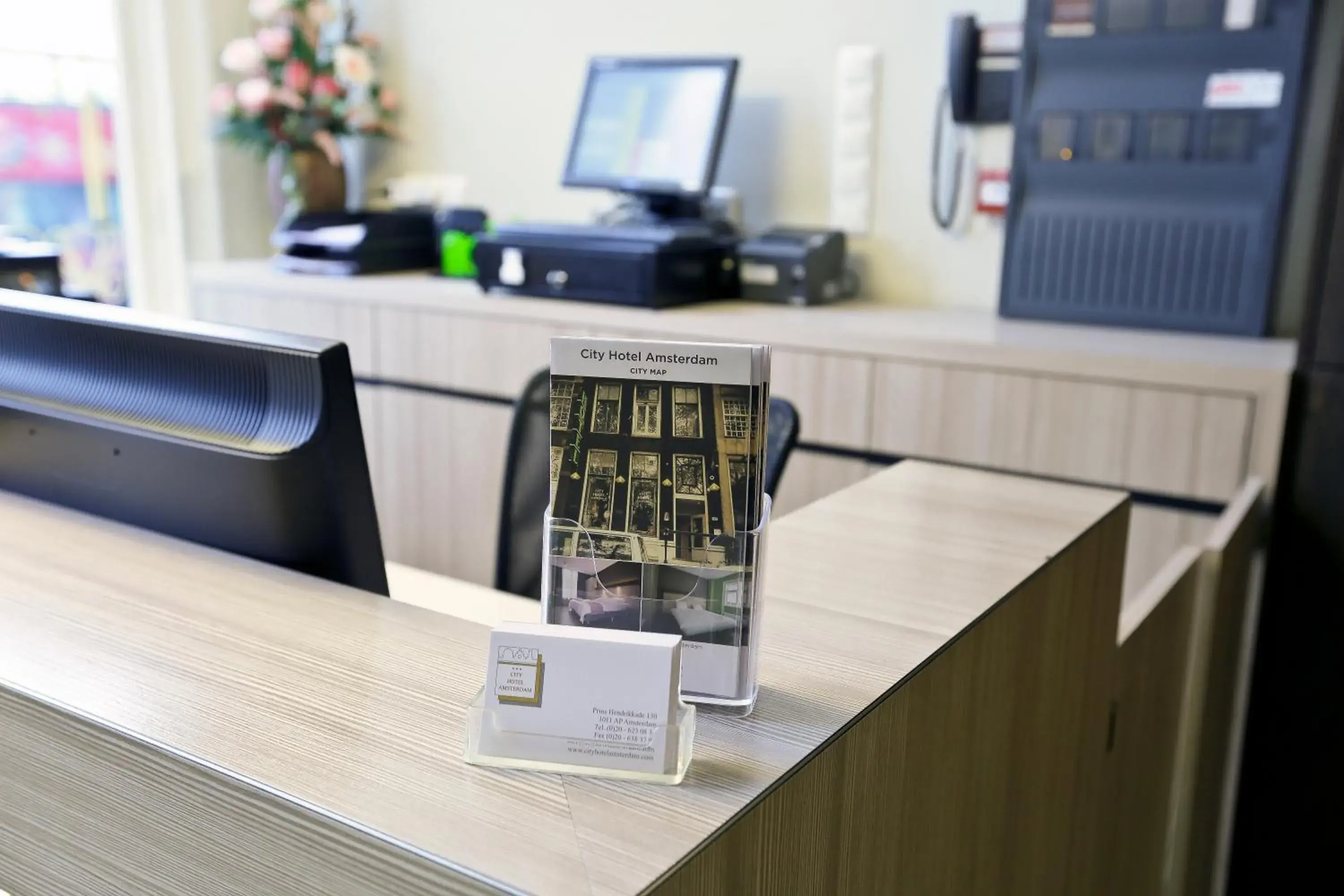 Lobby or reception in City Hotel Amsterdam Lobby or reception in City Hotel Amsterdam