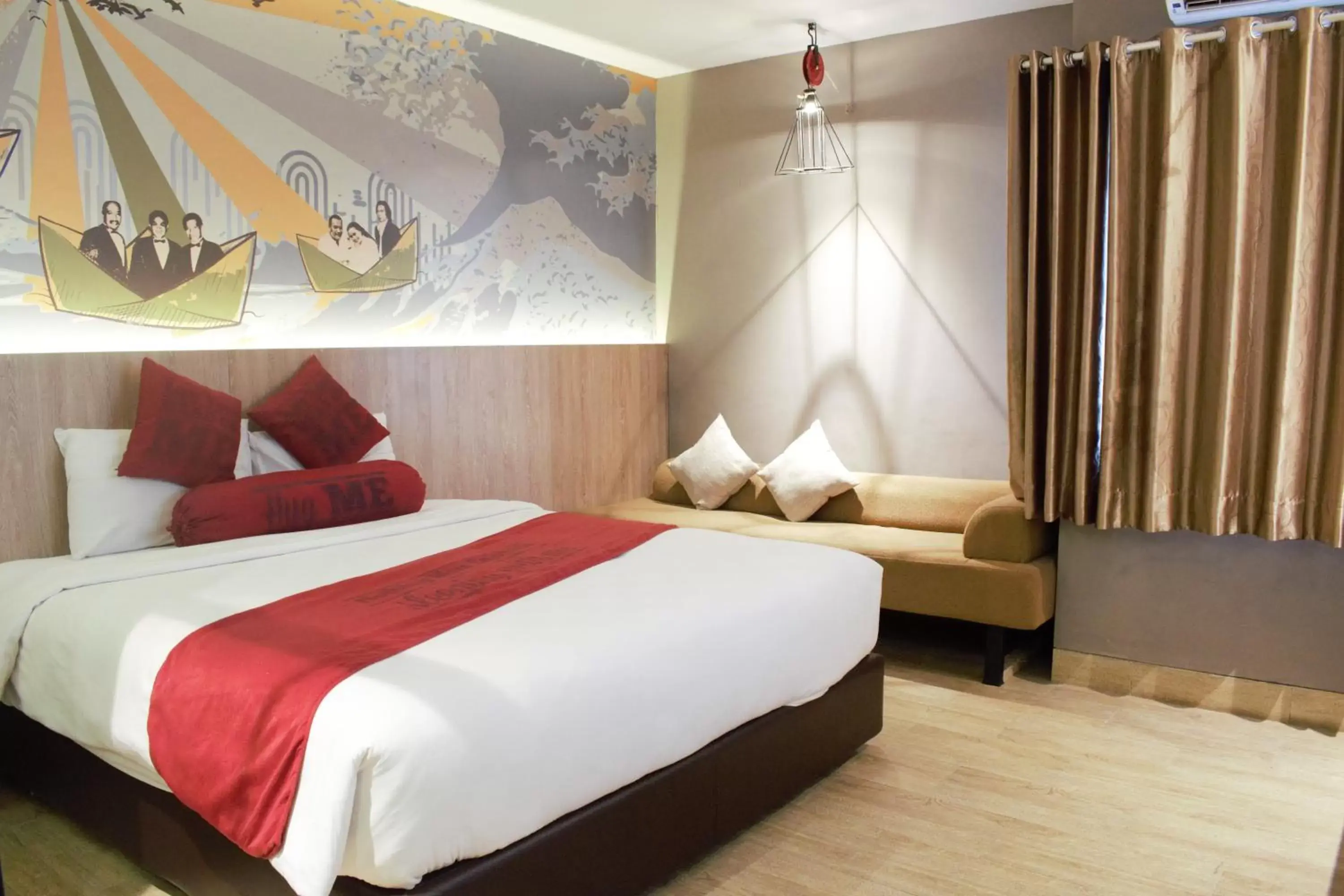 Bed in Meotel Purwokerto