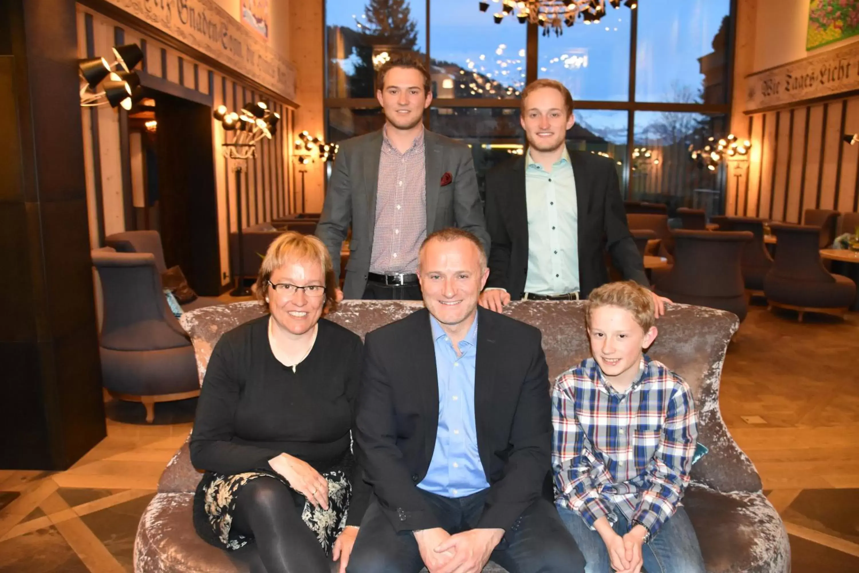 Family in Hotel Gletschergarten