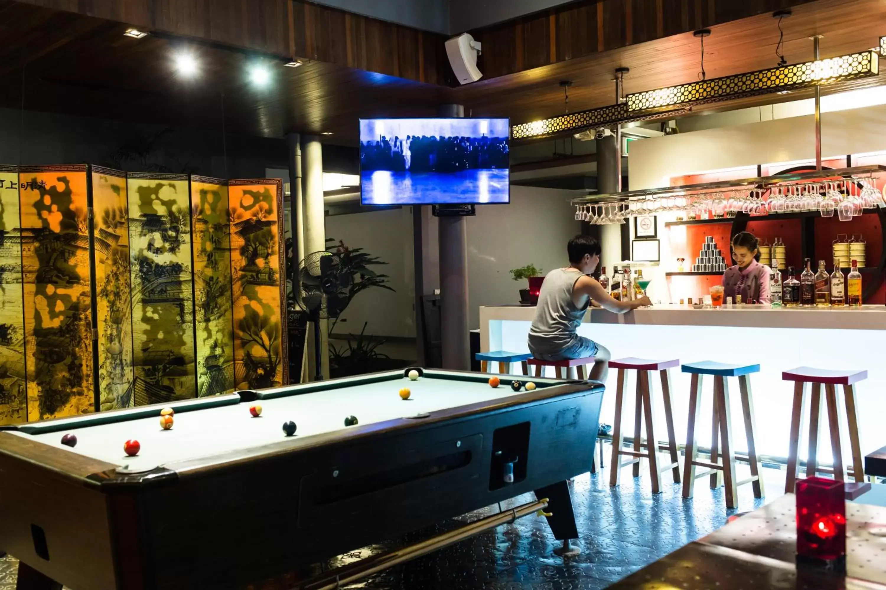 Lounge or bar, Billiards in Red Ginger Chic Resort - SHA Extra Plus