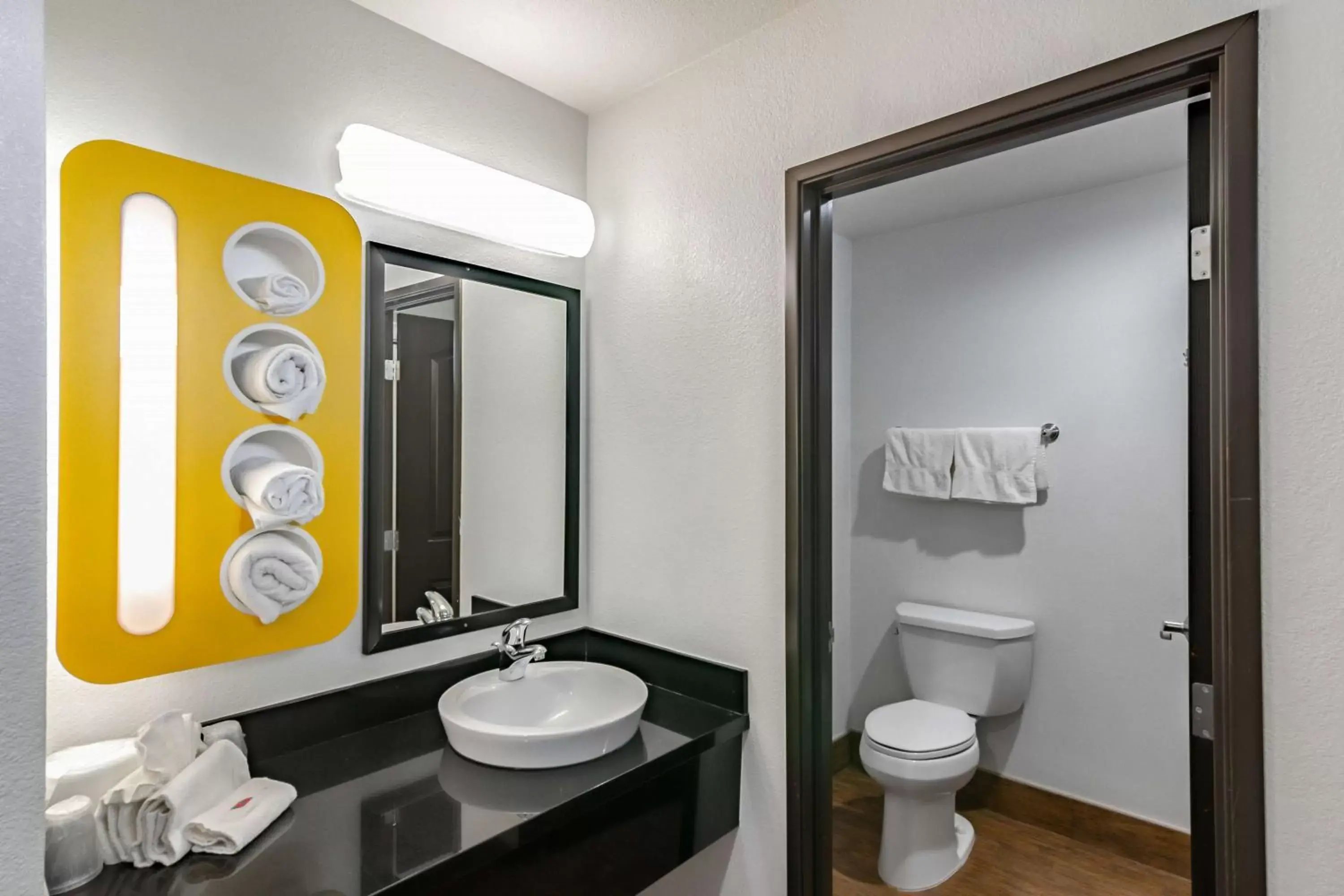 Bedroom, Bathroom in Motel 6-Anaheim, CA