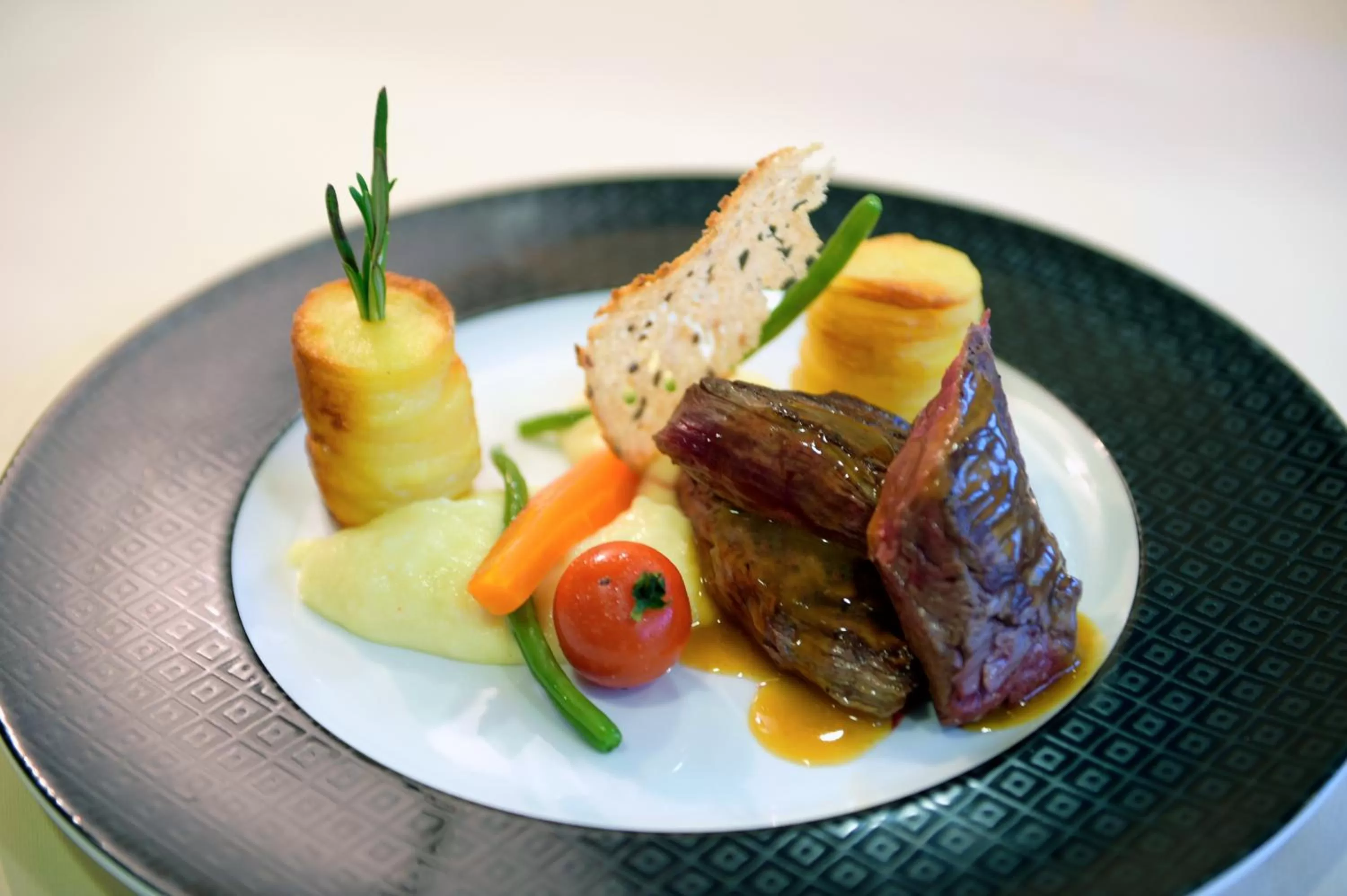 Food close-up in Hôtel Les Rives