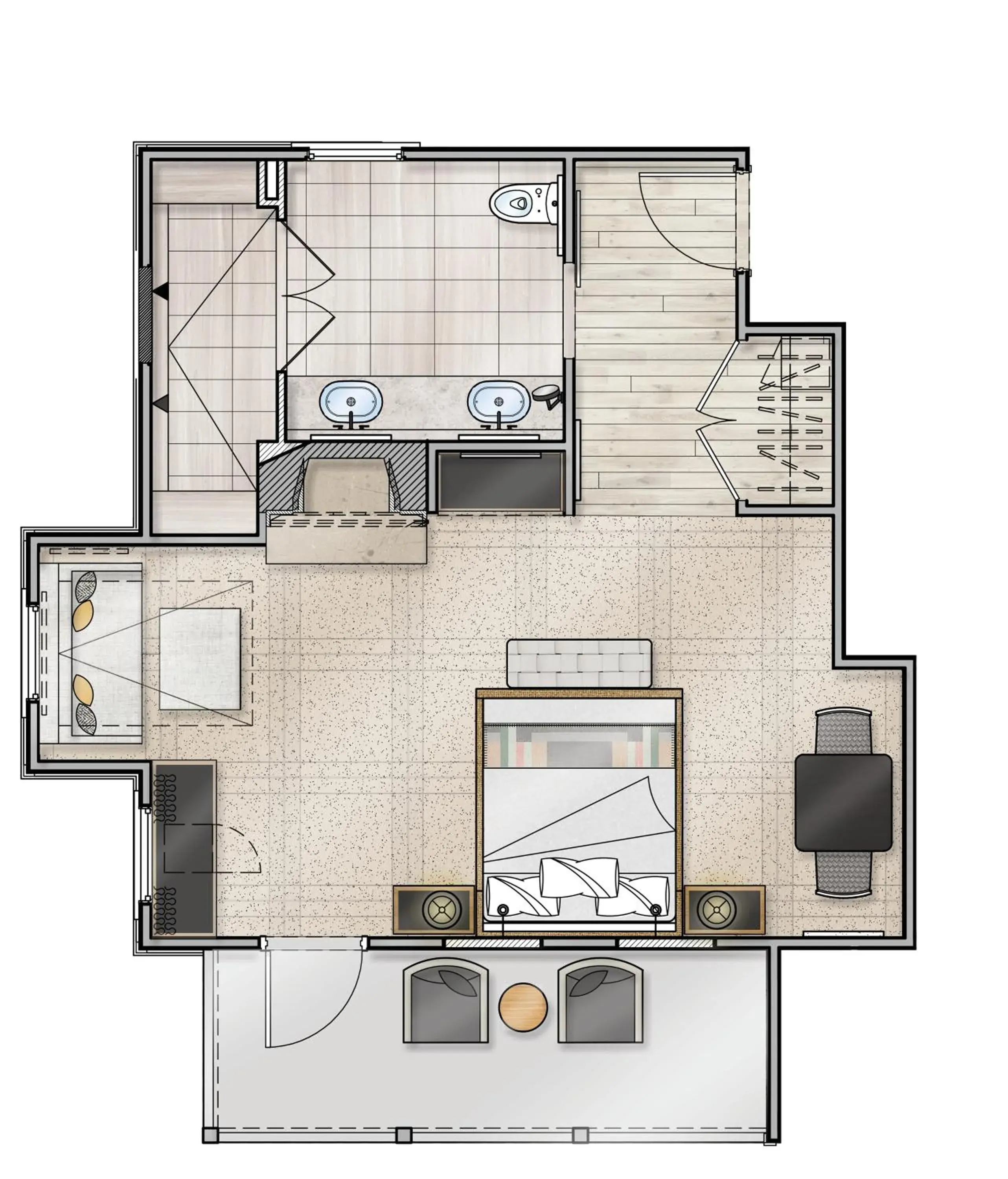 Floor Plan in MacArthur Place Inn & Spa